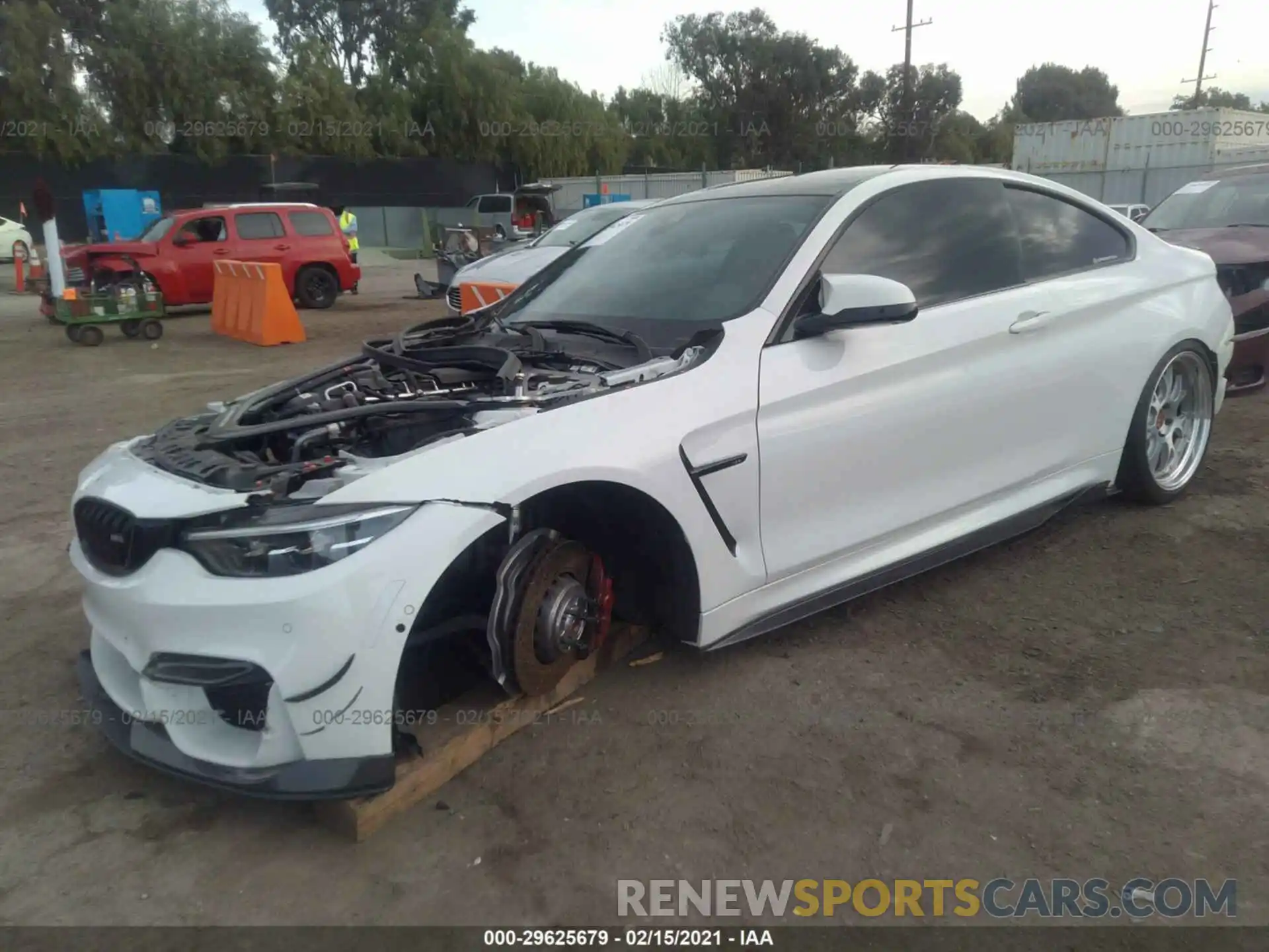 2 Photograph of a damaged car WBS4Y9C04LFH42764 BMW M4 2020