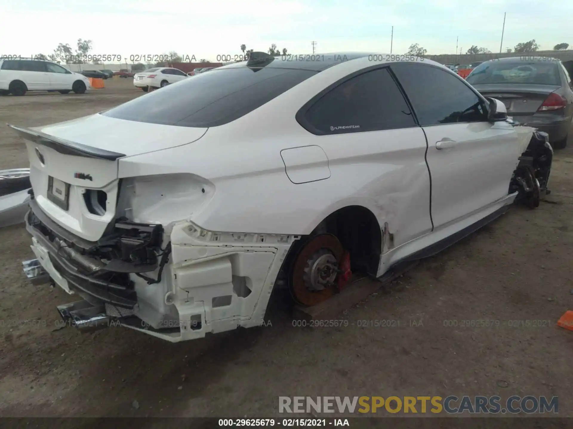 4 Photograph of a damaged car WBS4Y9C04LFH42764 BMW M4 2020