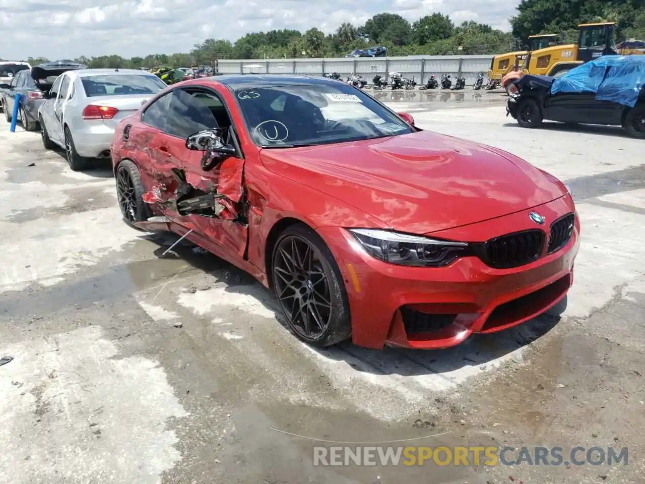 1 Photograph of a damaged car WBS4Y9C05LFH35158 BMW M4 2020