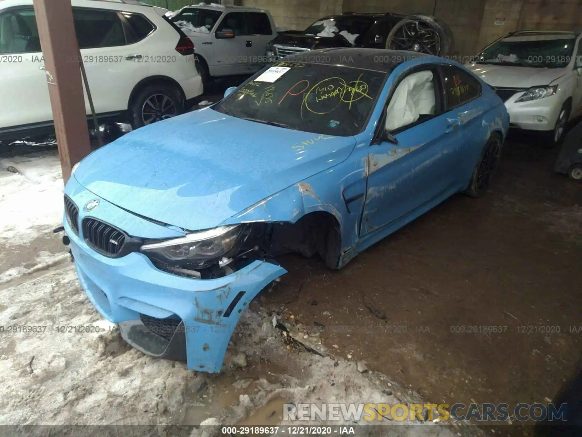 2 Photograph of a damaged car WBS4Y9C05LFH47522 BMW M4 2020
