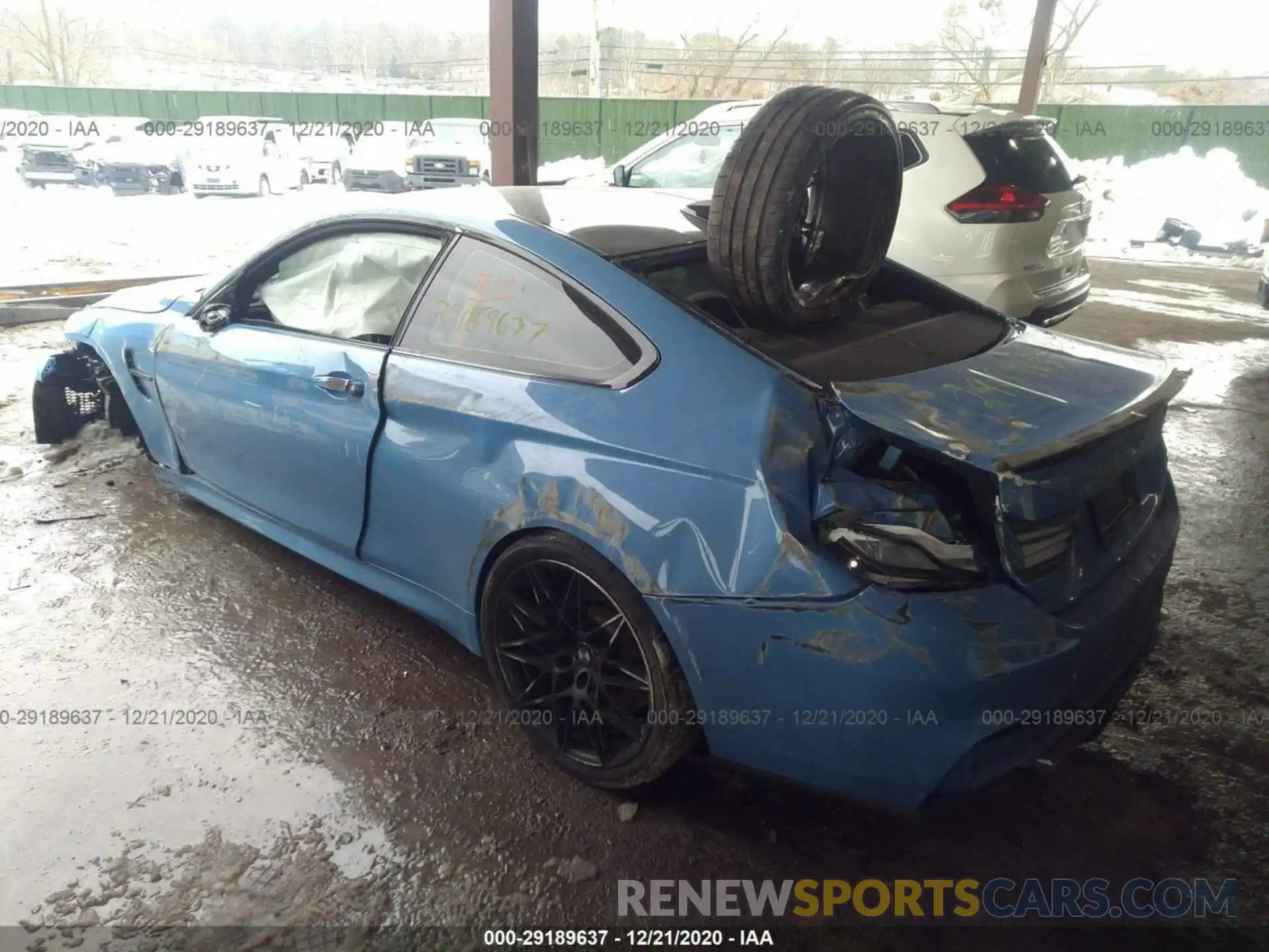 3 Photograph of a damaged car WBS4Y9C05LFH47522 BMW M4 2020