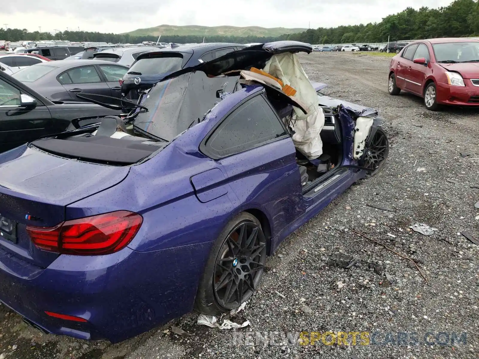 4 Photograph of a damaged car WBS4Y9C05LFJ64929 BMW M4 2020