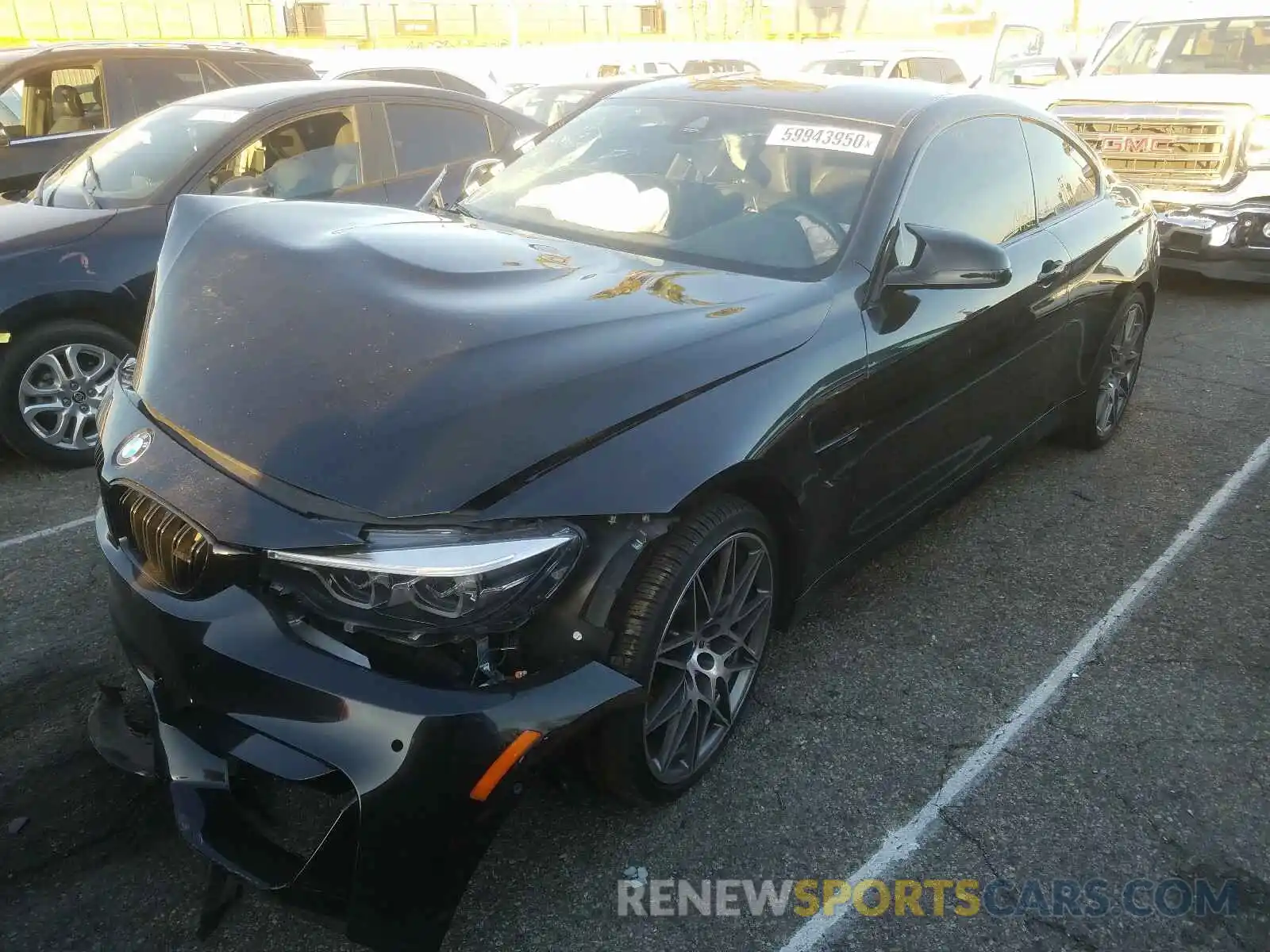 2 Photograph of a damaged car WBS4Y9C06LFH49375 BMW M4 2020