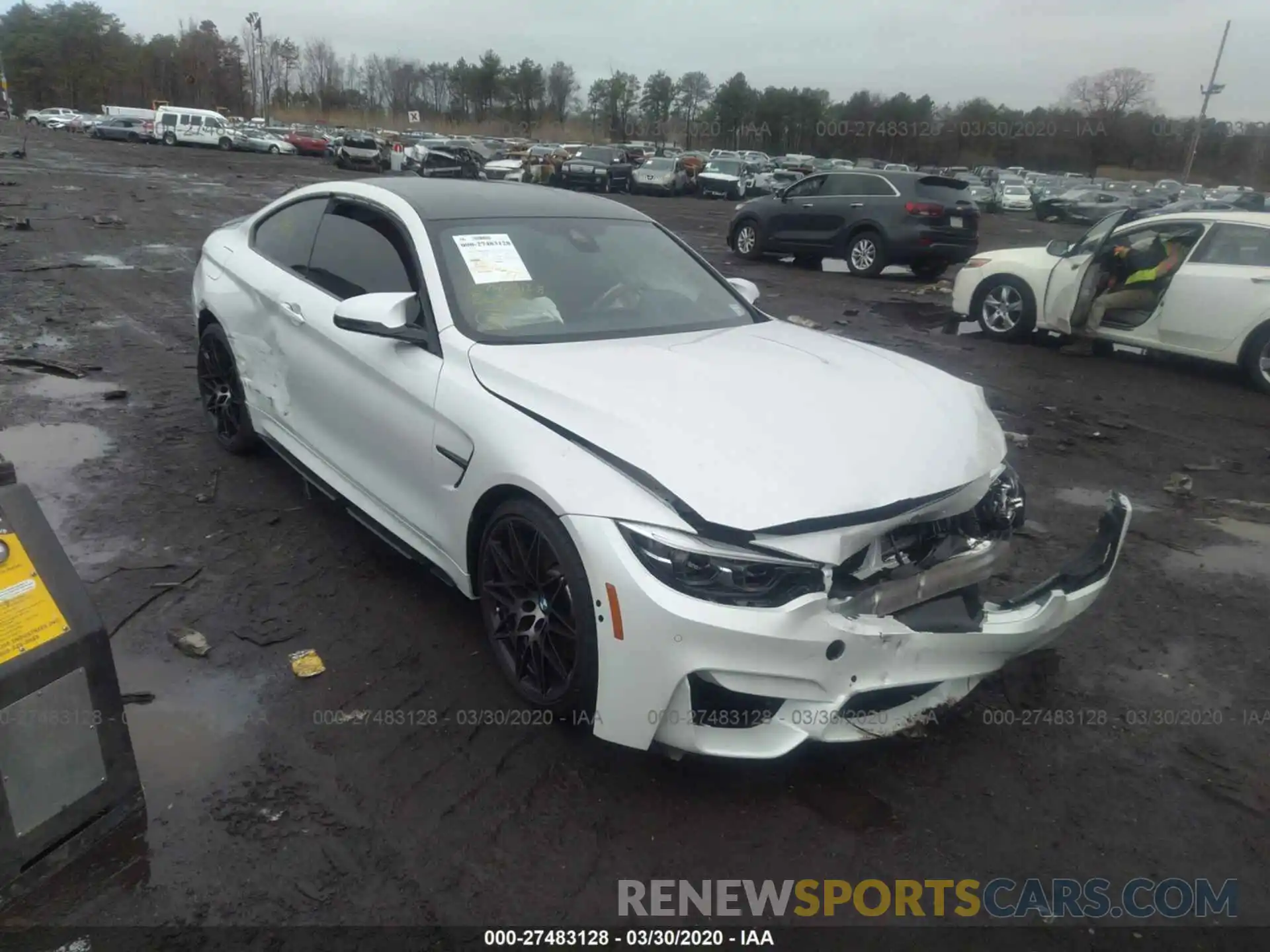 1 Photograph of a damaged car WBS4Y9C06LFJ20793 BMW M4 2020