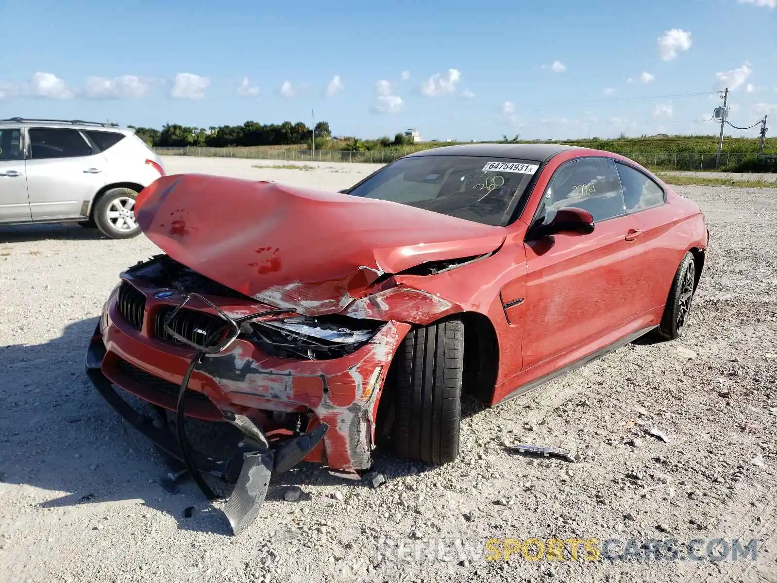 2 Photograph of a damaged car WBS4Y9C07LFH37011 BMW M4 2020