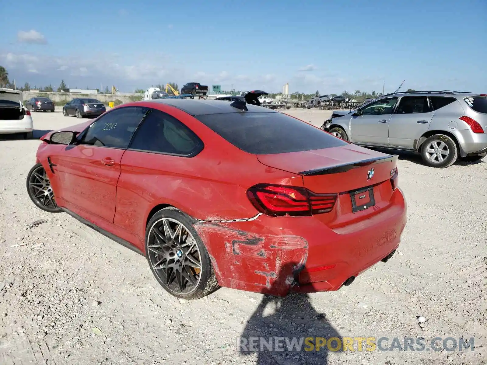 3 Photograph of a damaged car WBS4Y9C07LFH37011 BMW M4 2020