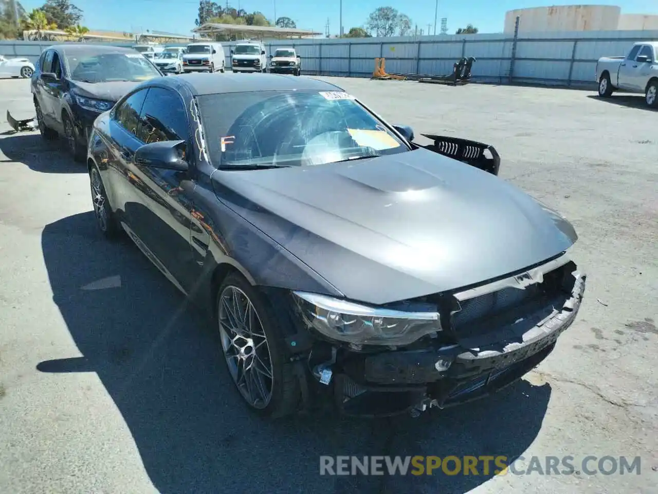 1 Photograph of a damaged car WBS4Y9C08LAH82956 BMW M4 2020