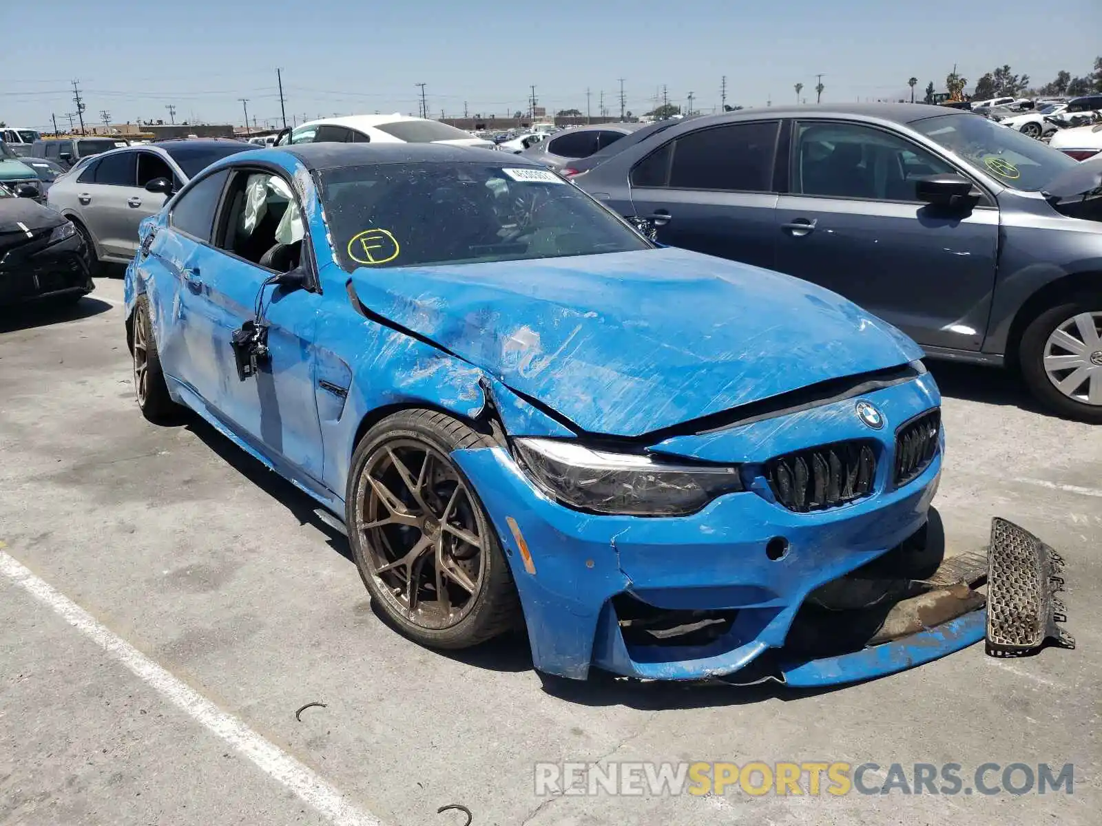 1 Photograph of a damaged car WBS4Y9C08LFH35106 BMW M4 2020