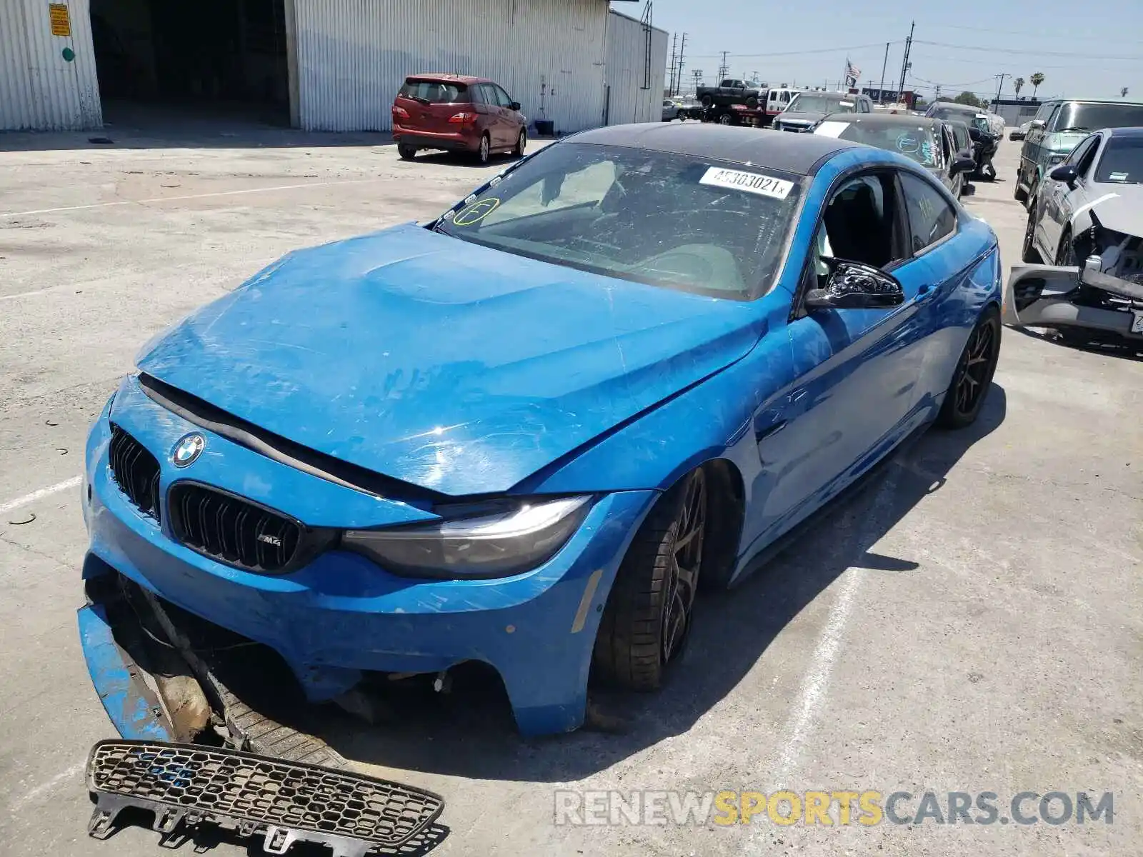 2 Photograph of a damaged car WBS4Y9C08LFH35106 BMW M4 2020