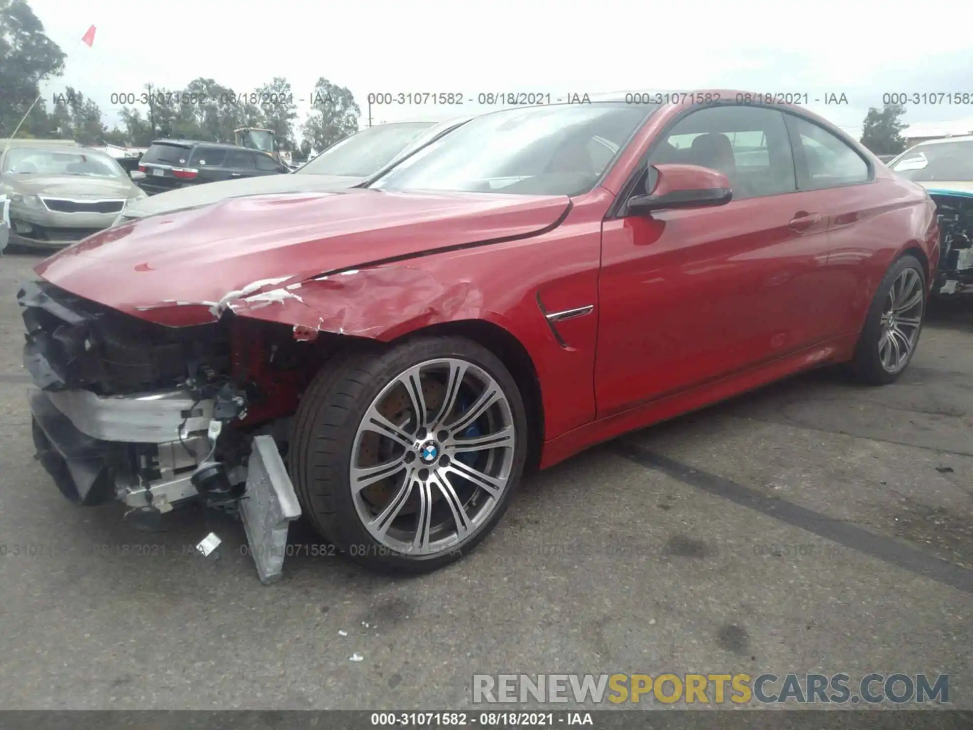 2 Photograph of a damaged car WBS4Y9C08LFJ58073 BMW M4 2020