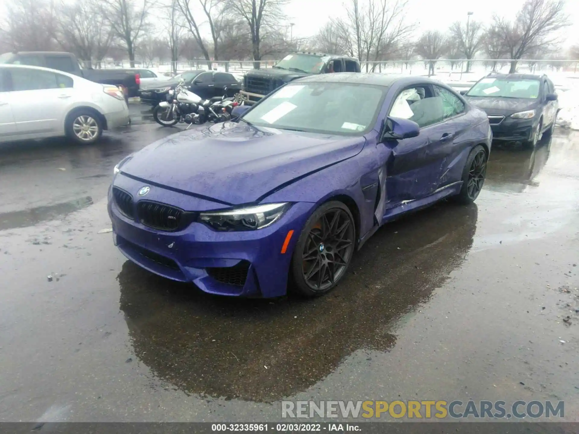 2 Photograph of a damaged car WBS4Y9C08LFJ78873 BMW M4 2020