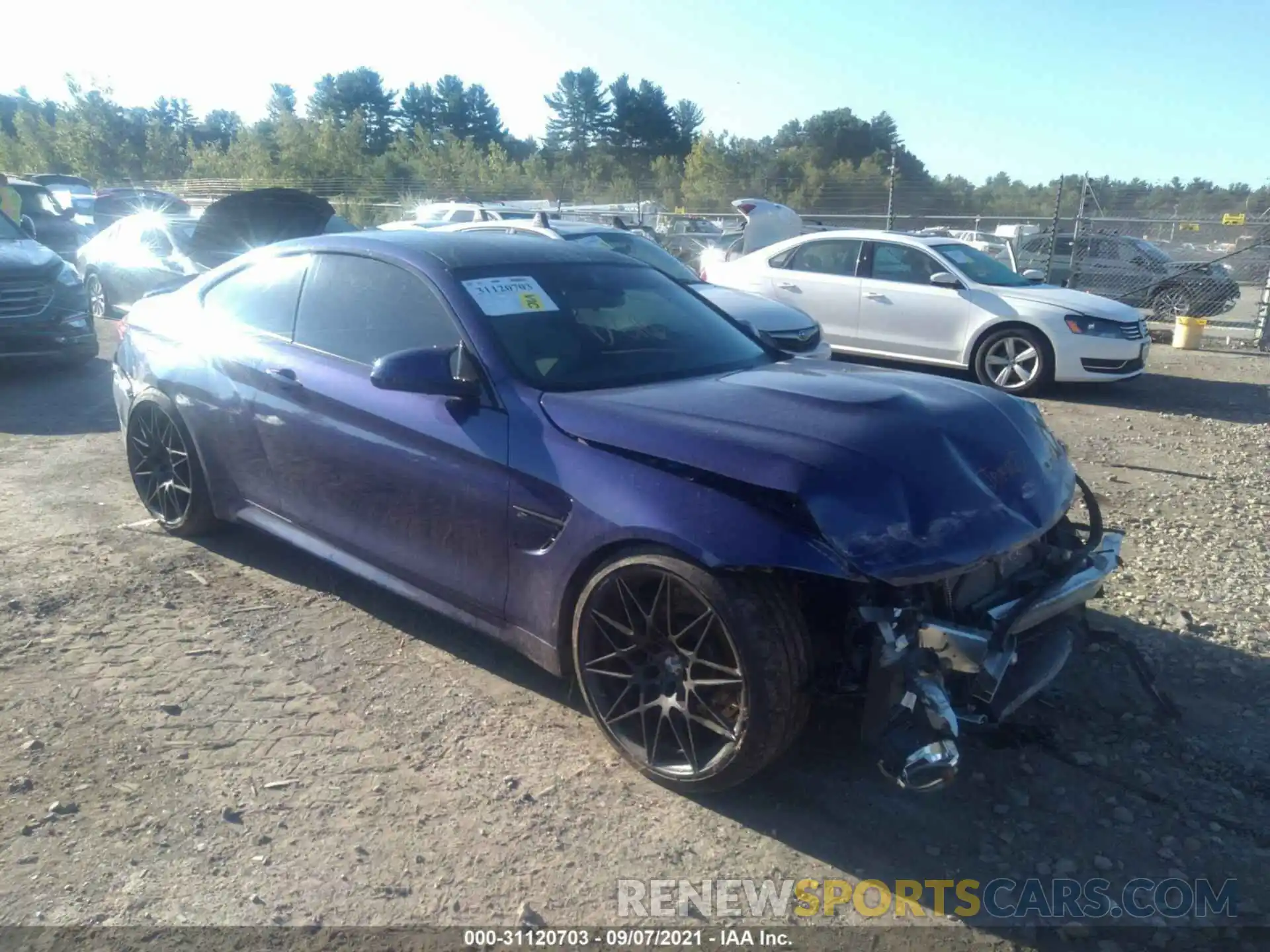 1 Photograph of a damaged car WBS4Y9C09LFJ75755 BMW M4 2020