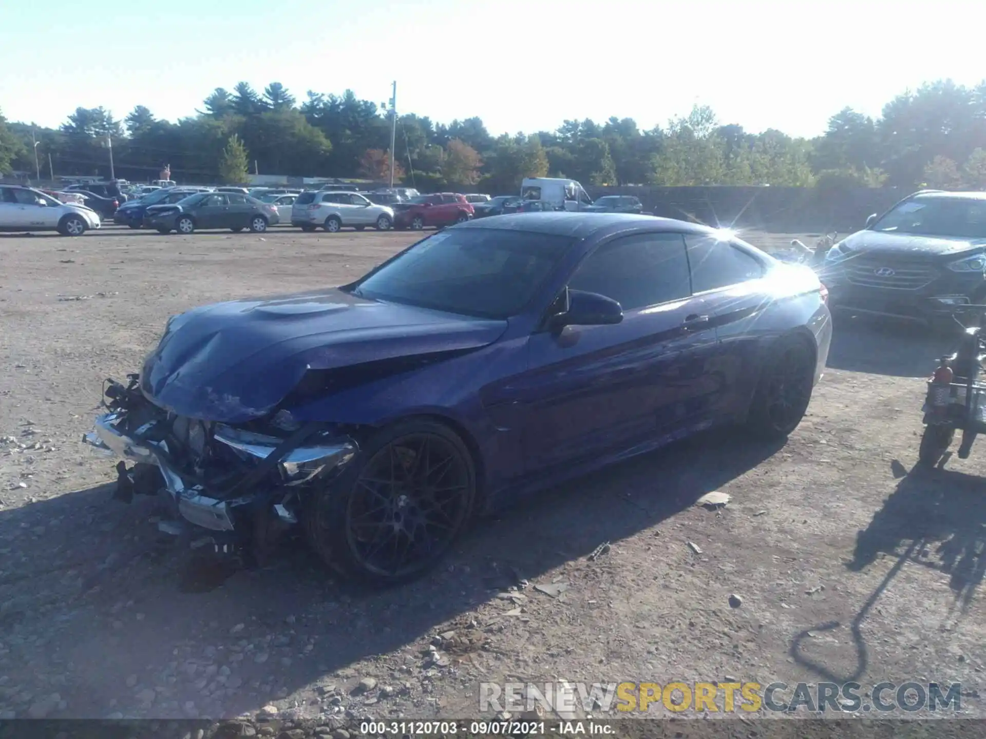 2 Photograph of a damaged car WBS4Y9C09LFJ75755 BMW M4 2020