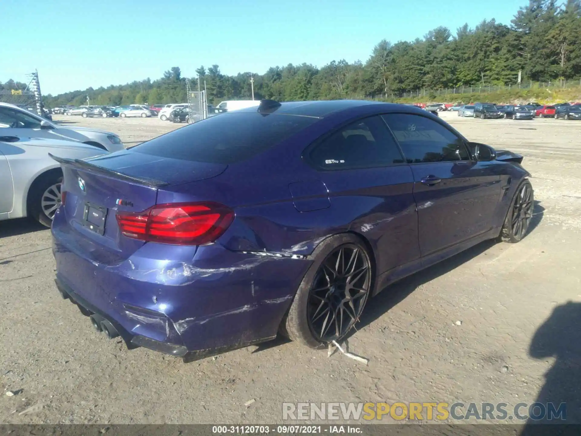 4 Photograph of a damaged car WBS4Y9C09LFJ75755 BMW M4 2020