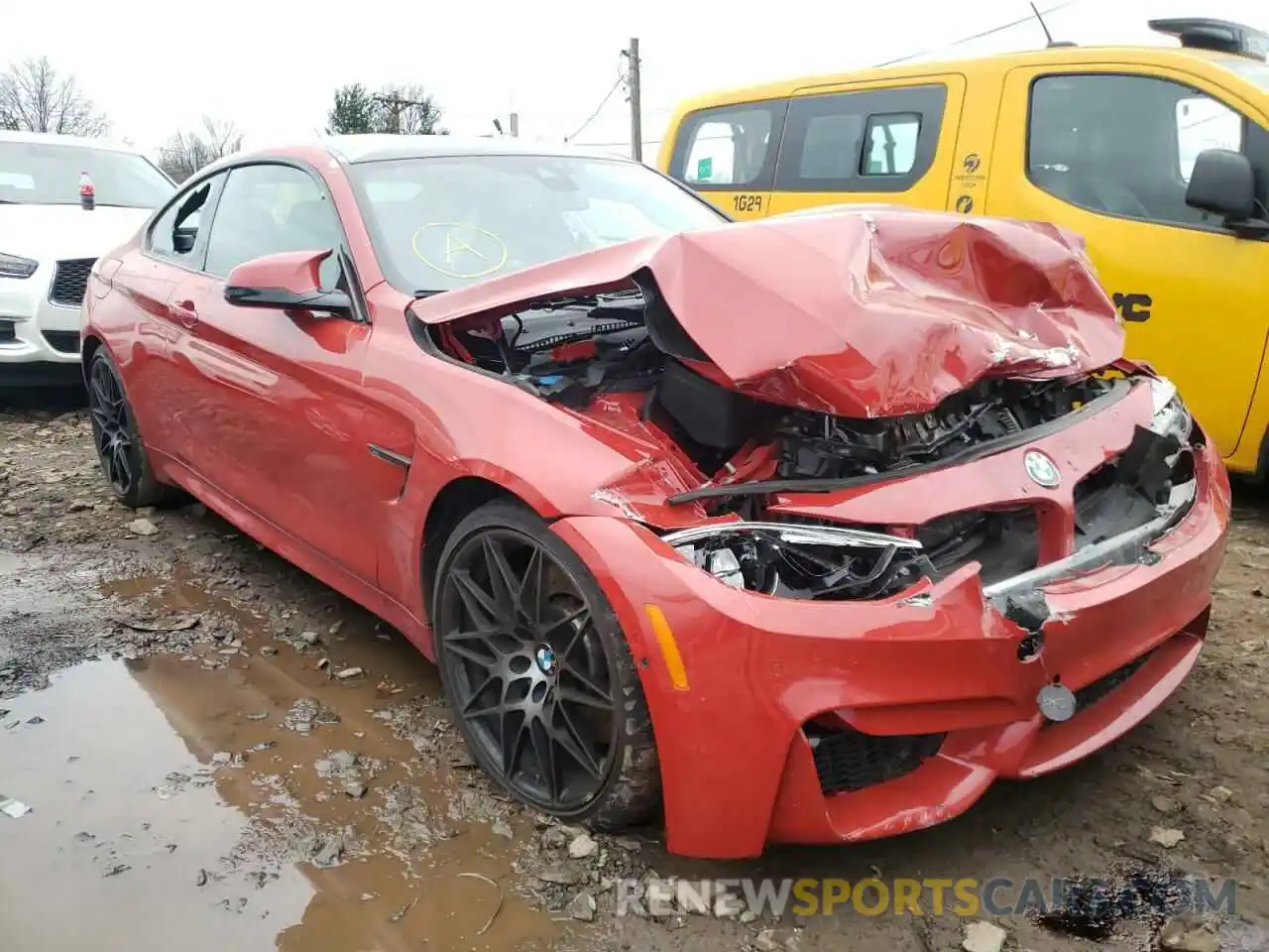 1 Photograph of a damaged car WBS4Y9C0XLFH29517 BMW M4 2020