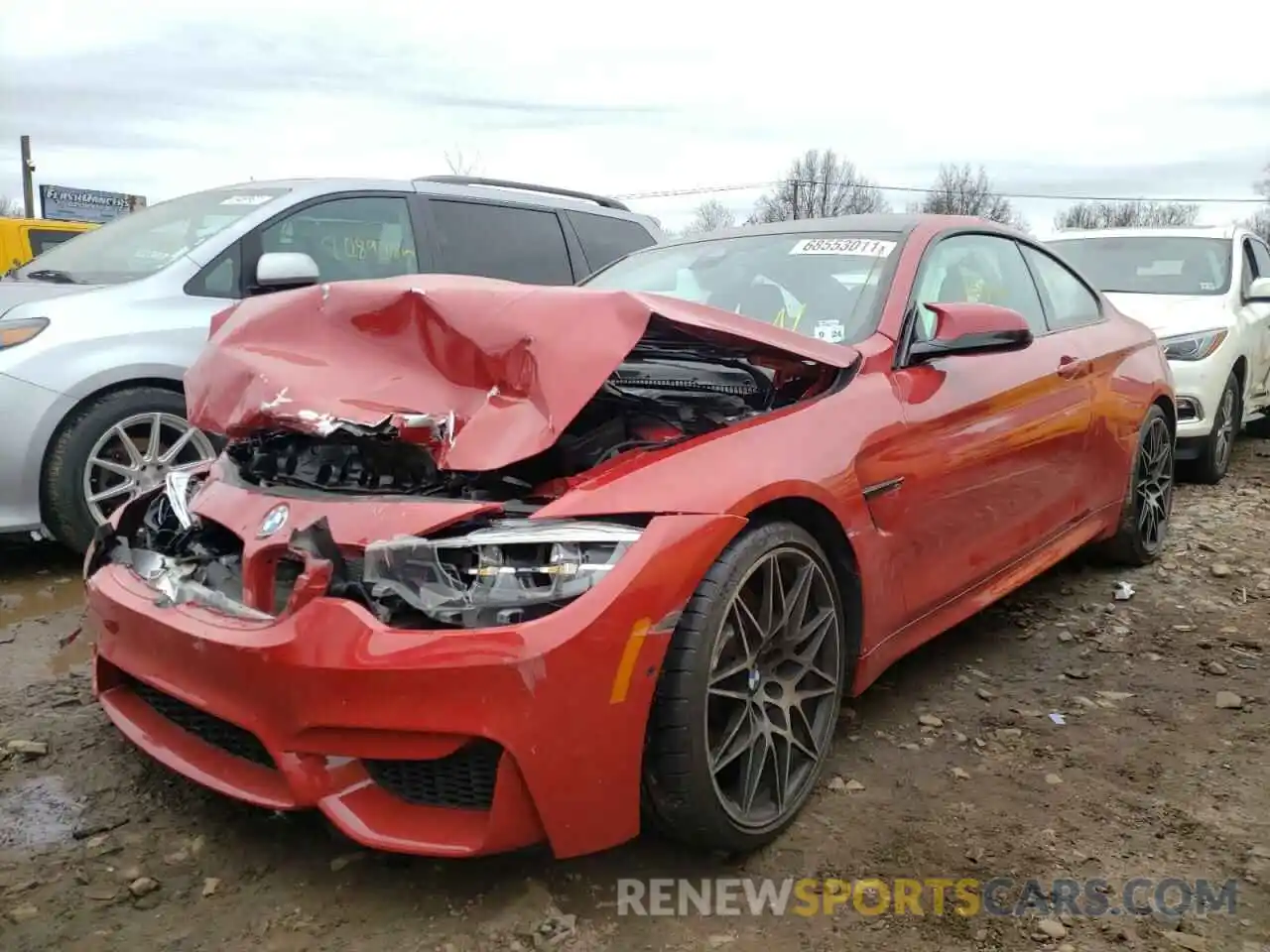 2 Photograph of a damaged car WBS4Y9C0XLFH29517 BMW M4 2020