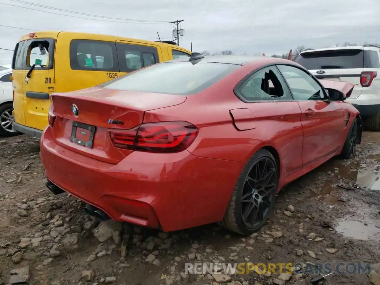 4 Фотография поврежденного автомобиля WBS4Y9C0XLFH29517 BMW M4 2020