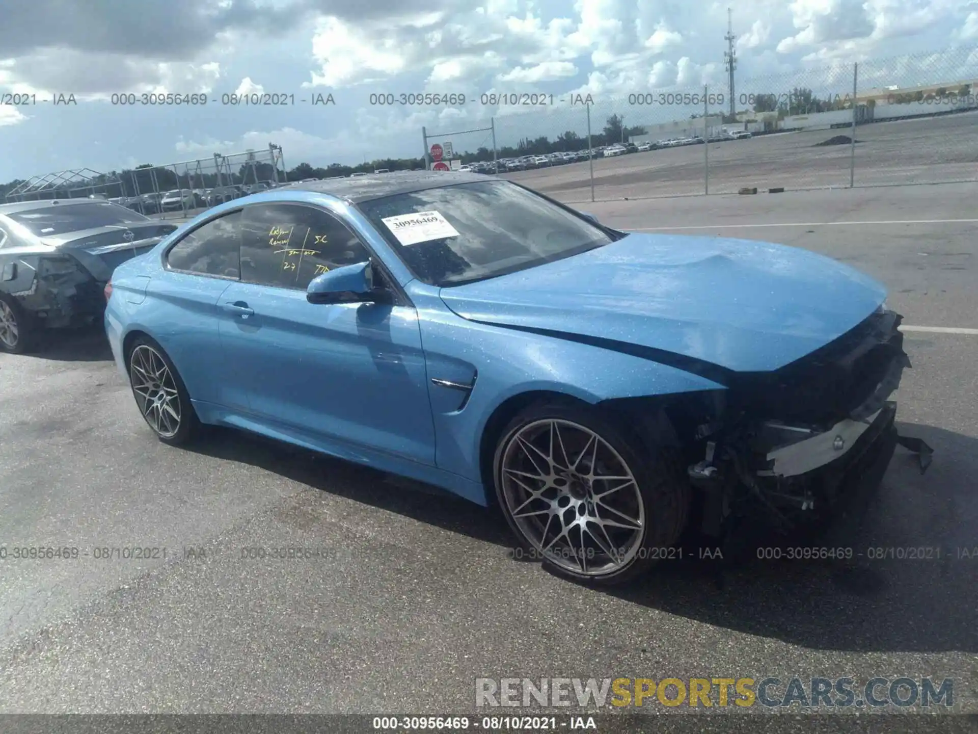 1 Photograph of a damaged car WBS4Y9C0XLFH65790 BMW M4 2020