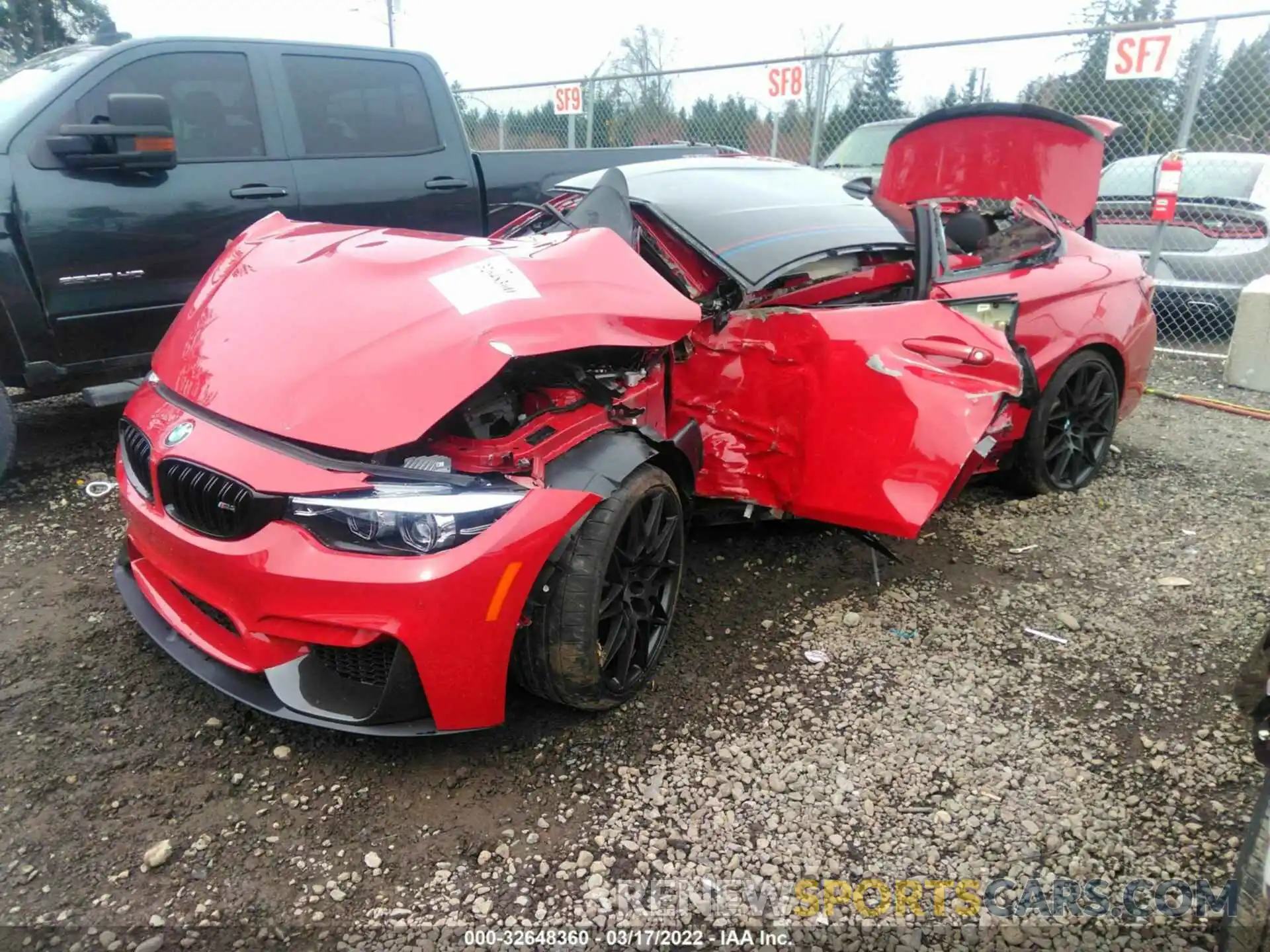 2 Photograph of a damaged car WBS4Y9C0XLFJ64926 BMW M4 2020