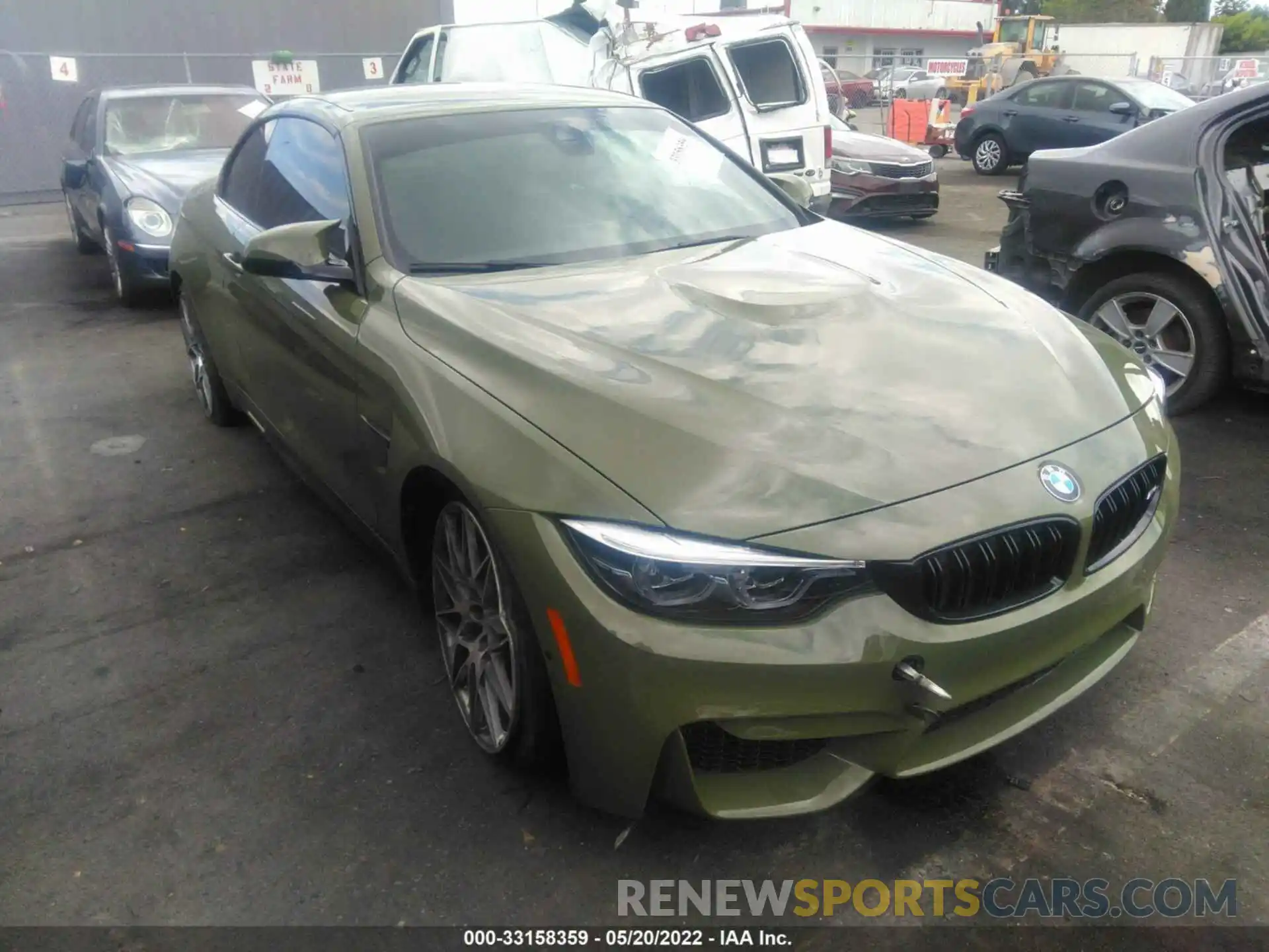 1 Photograph of a damaged car WBS4Z9C04L5P18304 BMW M4 2020