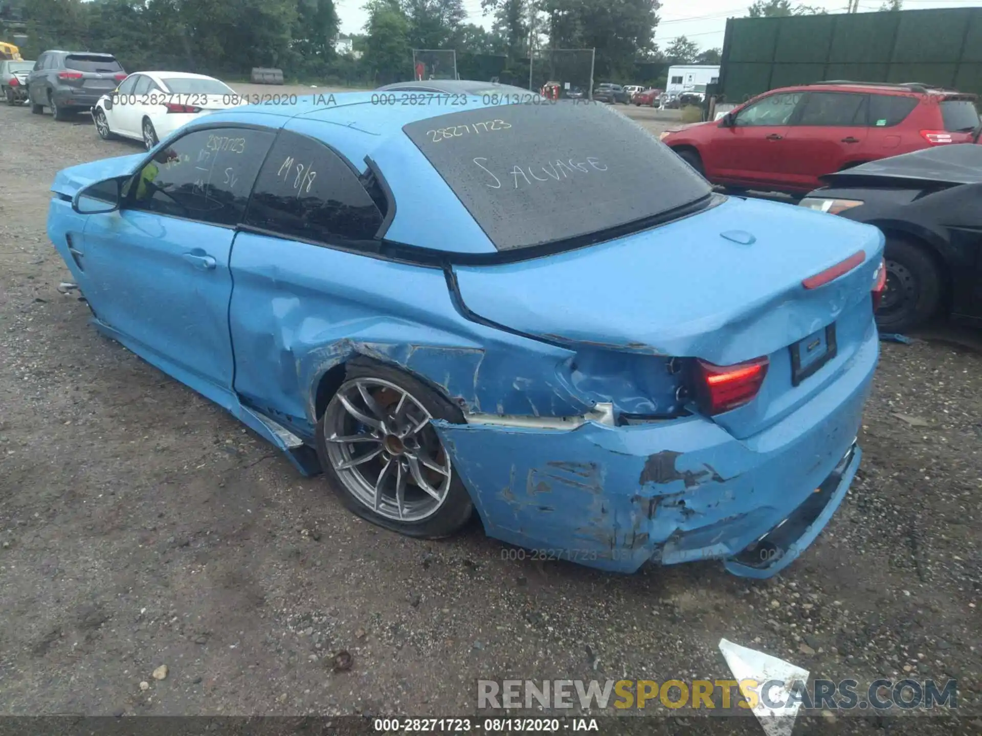 3 Photograph of a damaged car WBS4Z9C07L5P62412 BMW M4 2020