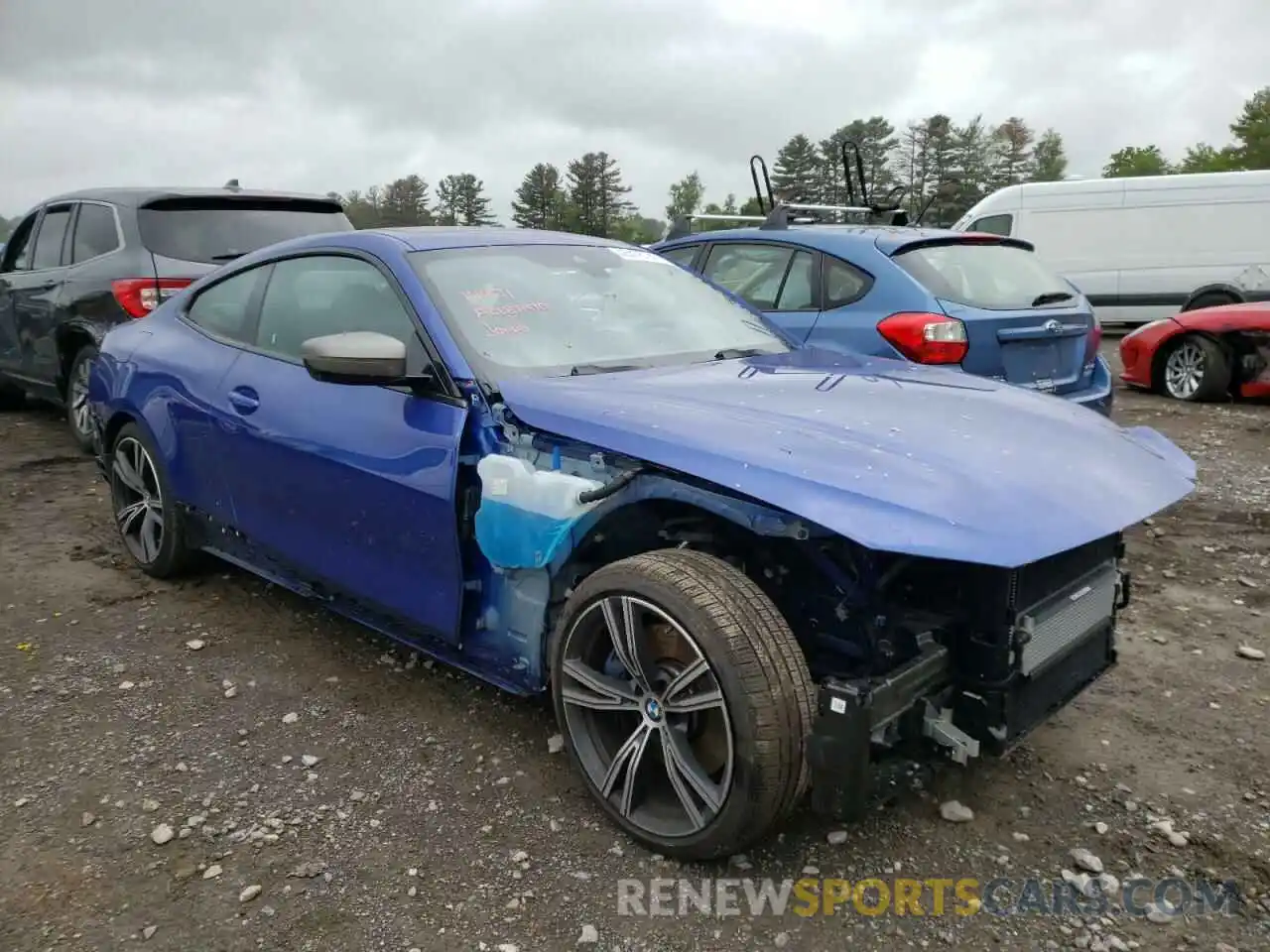 1 Photograph of a damaged car WBA13AR01MCF64099 BMW M4 2021