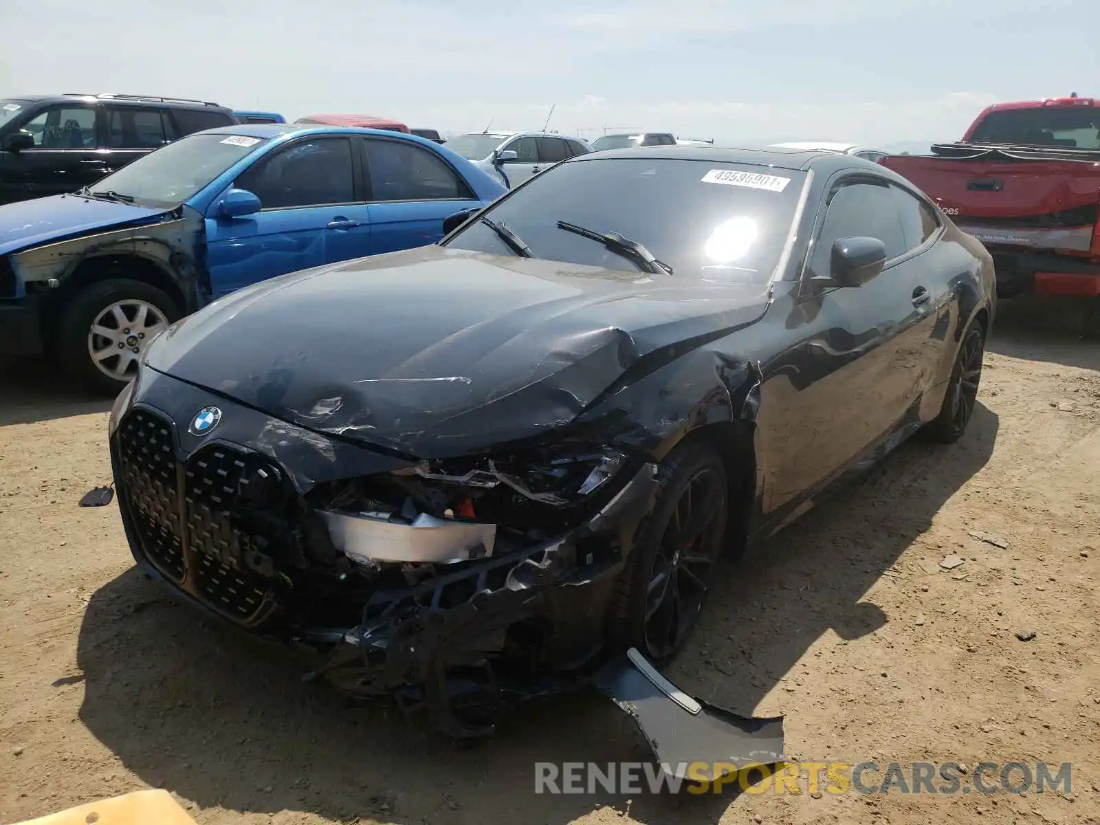 2 Photograph of a damaged car WBA13AR01MCG93248 BMW M4 2021