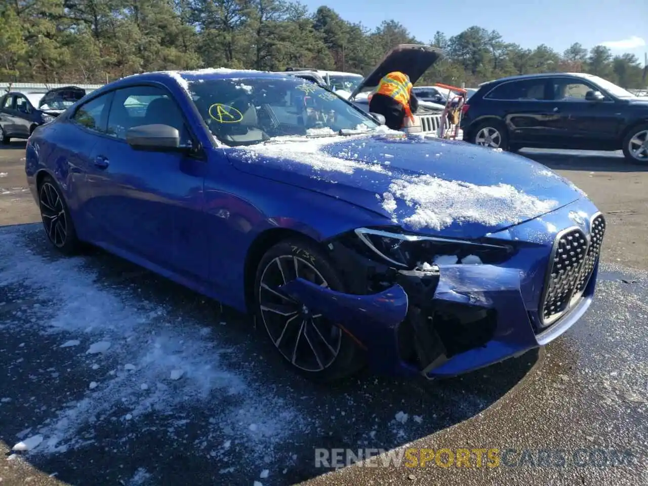 1 Photograph of a damaged car WBA13AR04MCF61567 BMW M4 2021