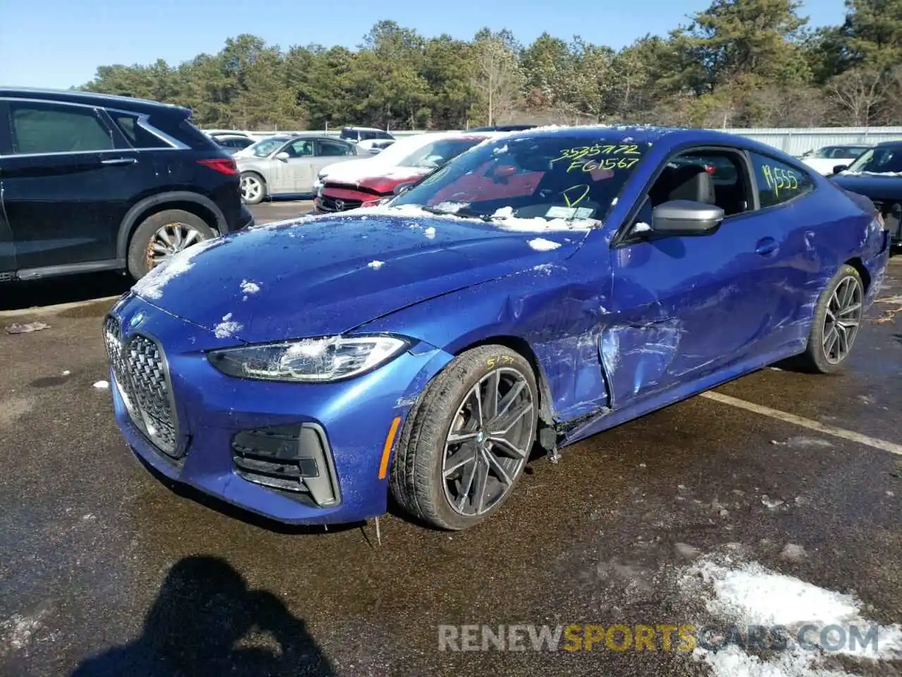 2 Photograph of a damaged car WBA13AR04MCF61567 BMW M4 2021