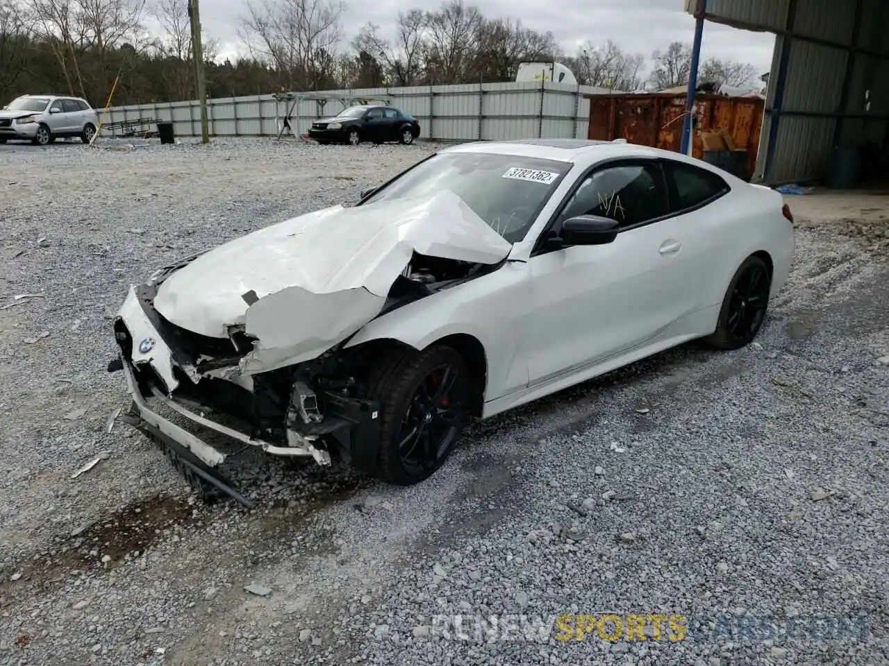 2 Photograph of a damaged car WBA13AR06MCF70867 BMW M4 2021