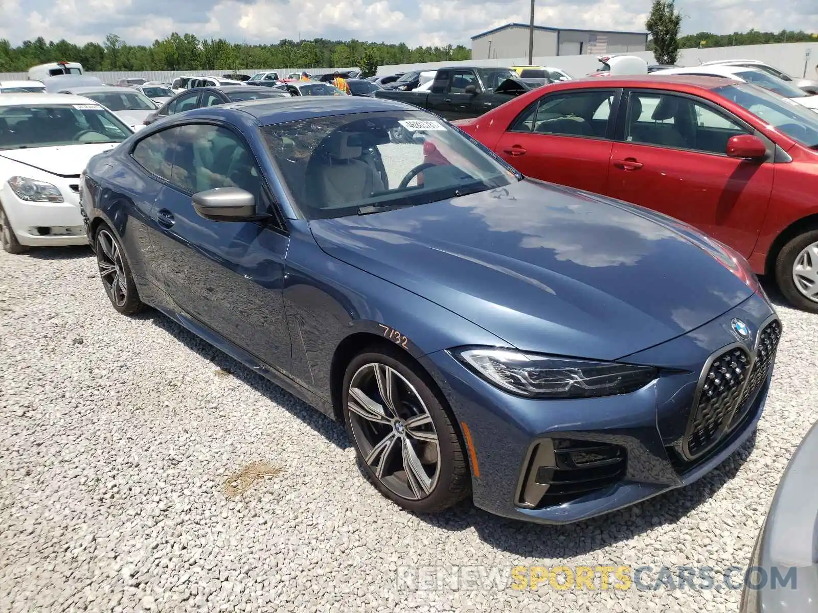 1 Photograph of a damaged car WBA13AR07MCF60283 BMW M4 2021