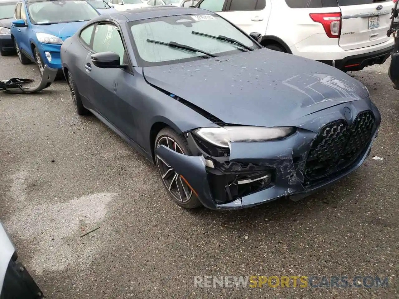 1 Photograph of a damaged car WBA13AR09MCF78350 BMW M4 2021