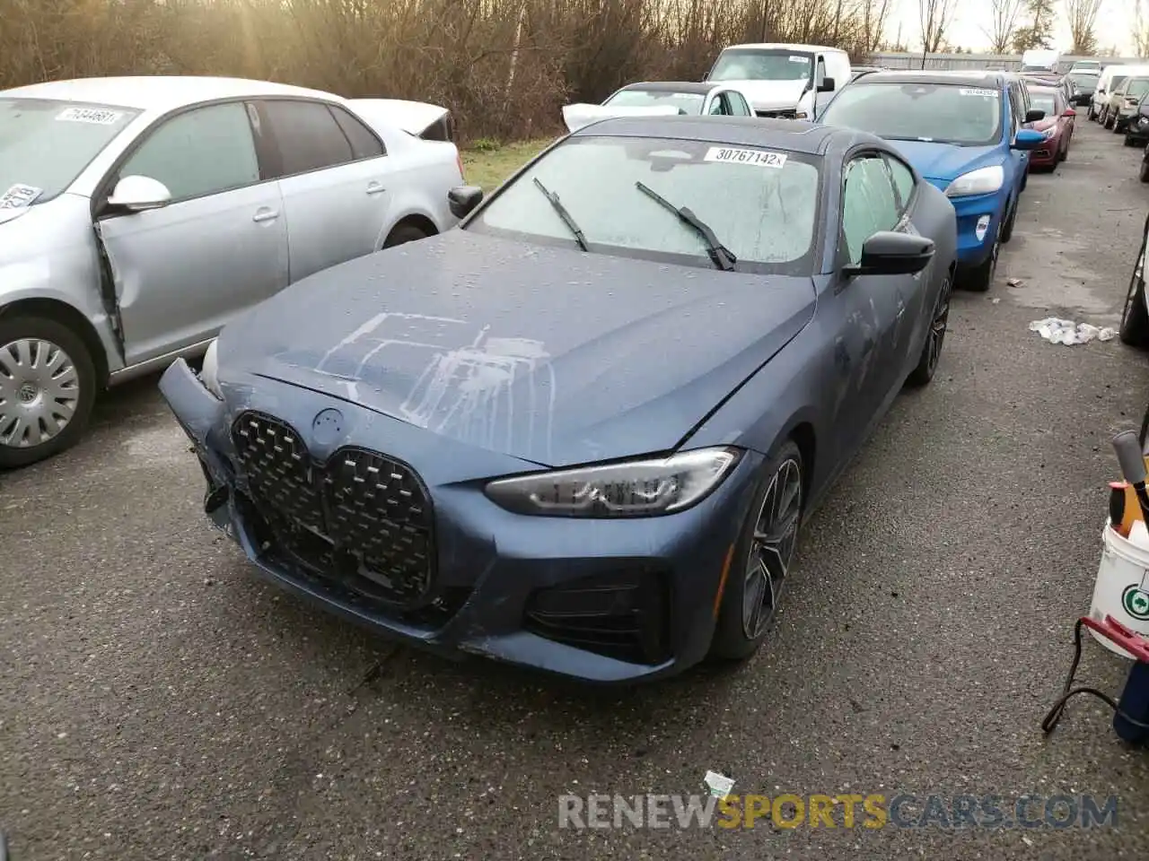 2 Photograph of a damaged car WBA13AR09MCF78350 BMW M4 2021