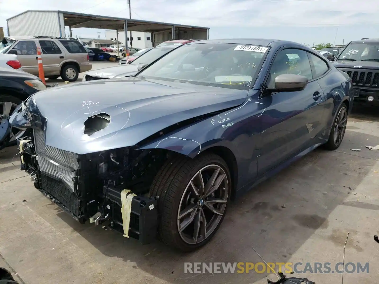 2 Photograph of a damaged car WBA13AR0XMCF79703 BMW M4 2021