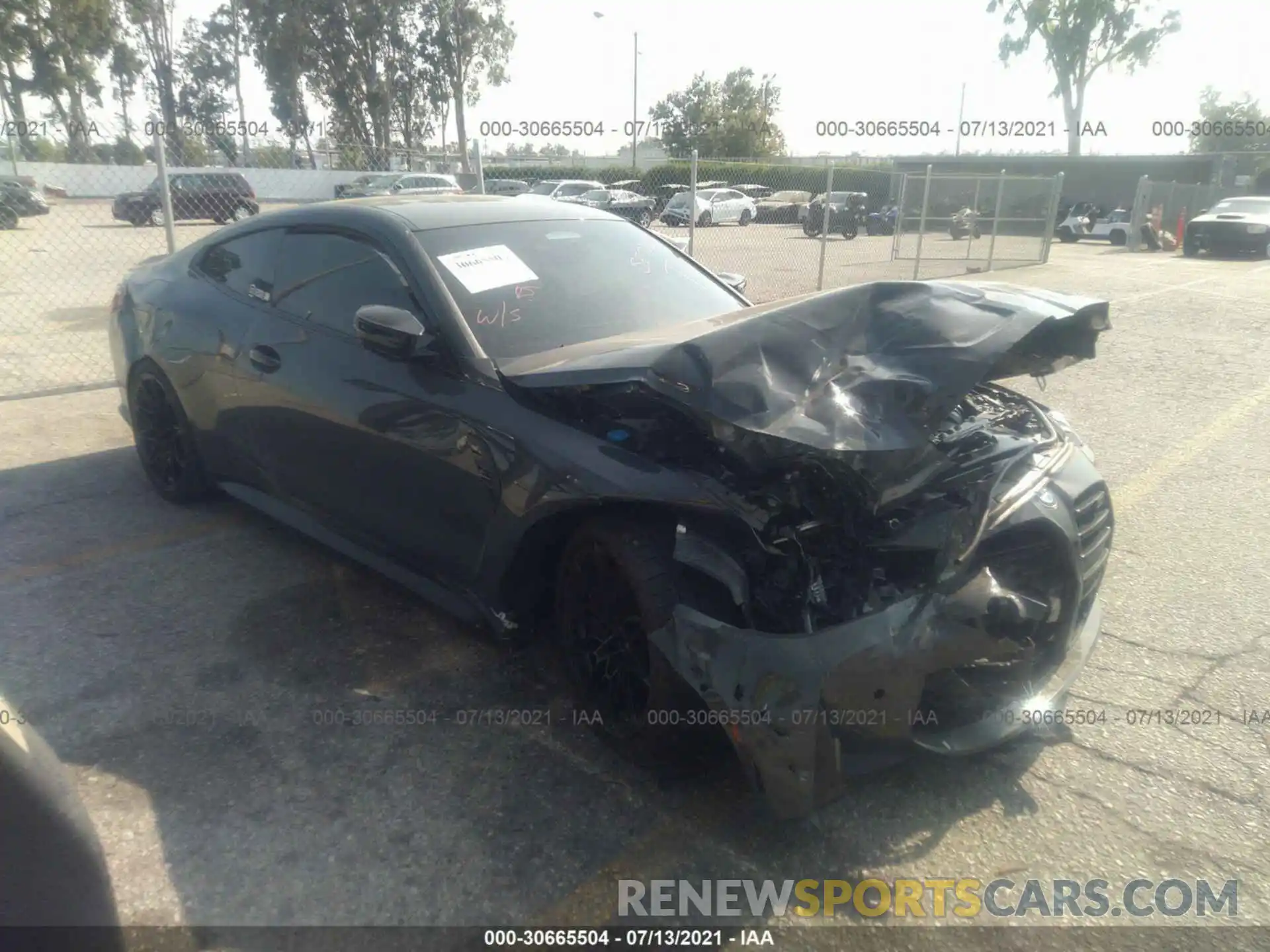 1 Photograph of a damaged car WBS33AZ00MCG47379 BMW M4 2021