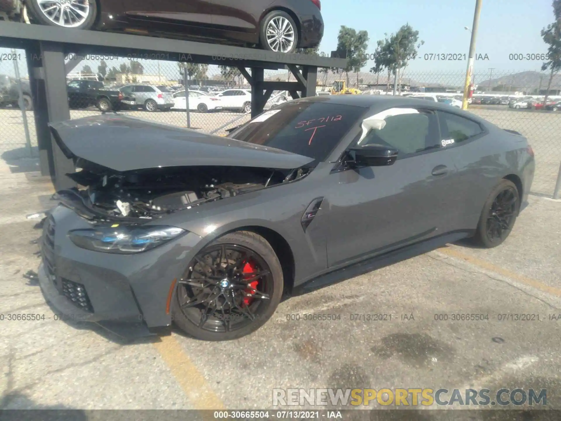 2 Photograph of a damaged car WBS33AZ00MCG47379 BMW M4 2021