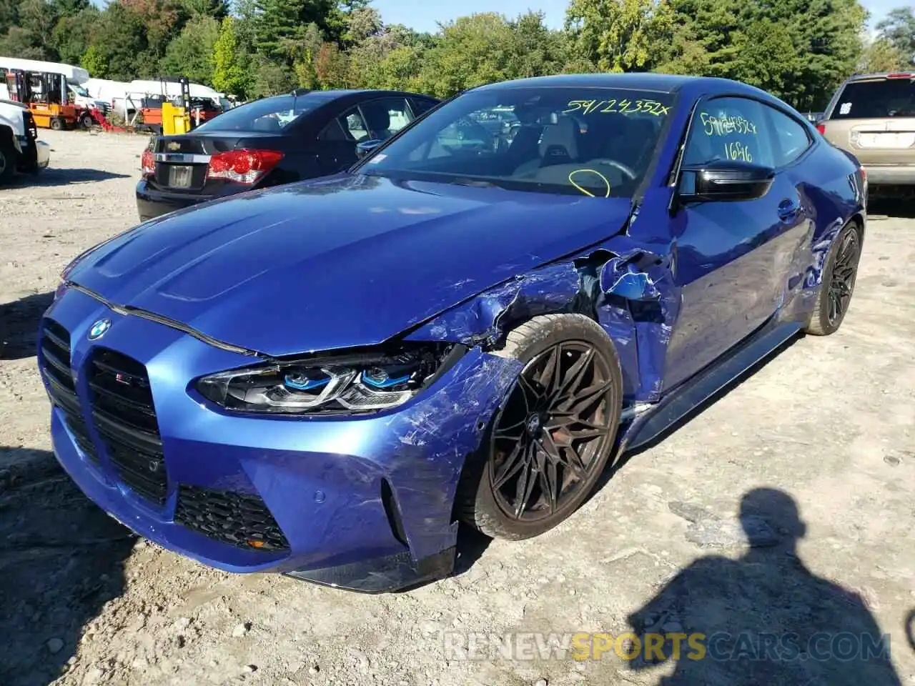 2 Photograph of a damaged car WBS33AZ00MCH17396 BMW M4 2021