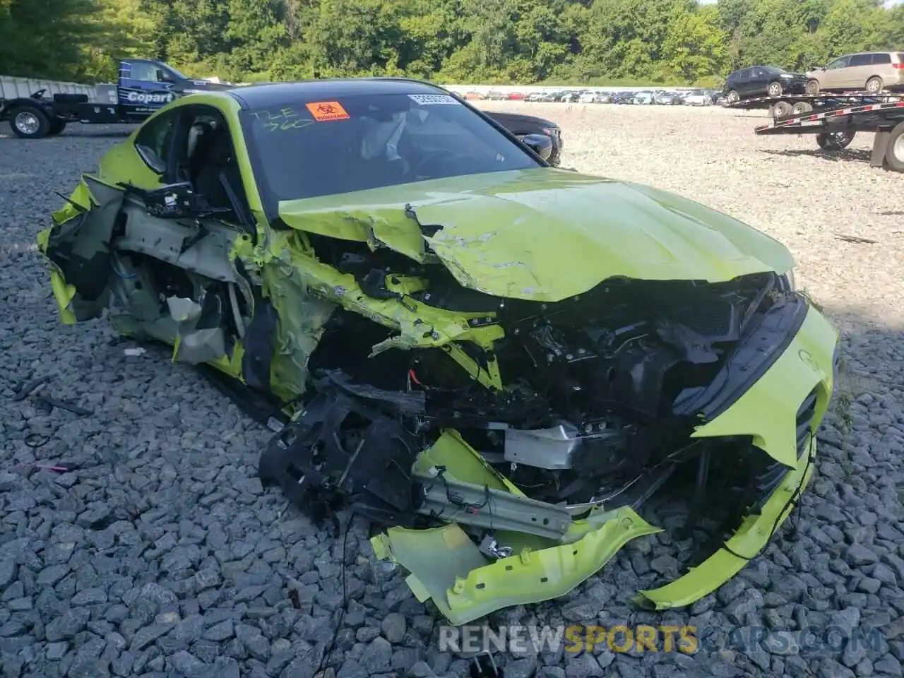 1 Photograph of a damaged car WBS33AZ01MCF87726 BMW M4 2021