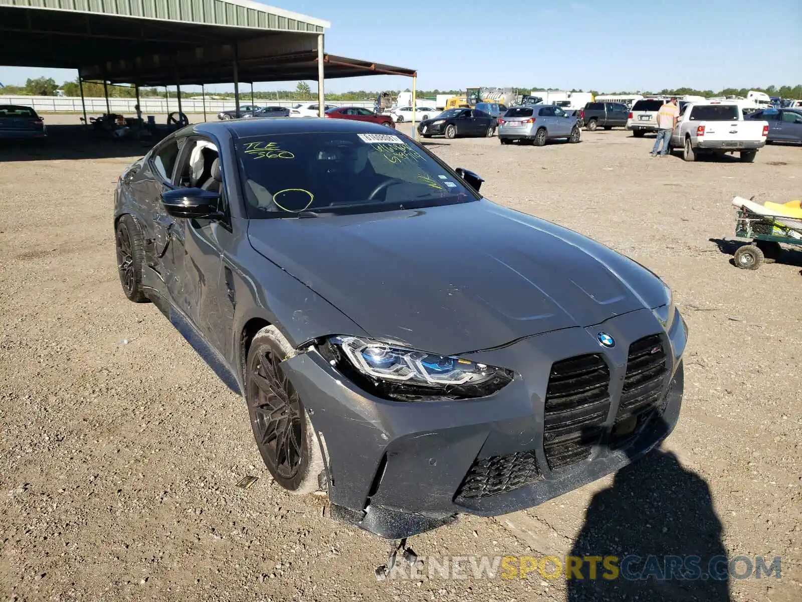 1 Photograph of a damaged car WBS33AZ02MCG89519 BMW M4 2021