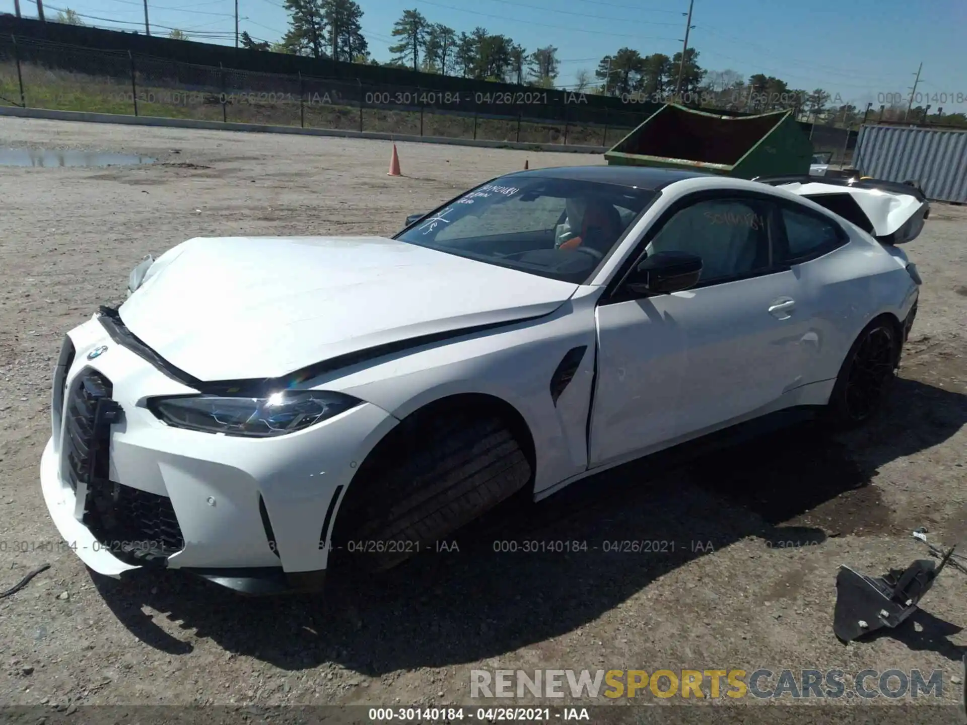 2 Фотография поврежденного автомобиля WBS33AZ03MCG74754 BMW M4 2021