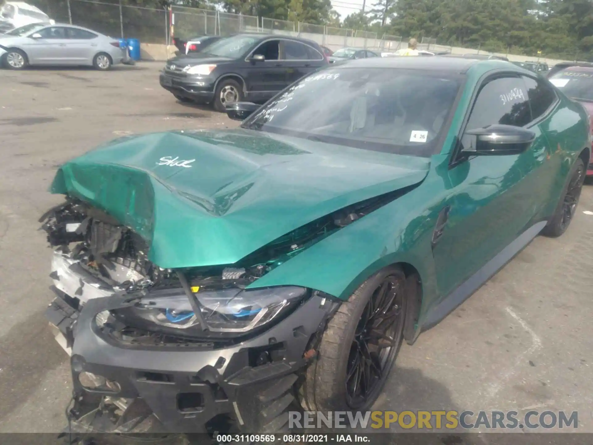 2 Photograph of a damaged car WBS33AZ03MCG89609 BMW M4 2021