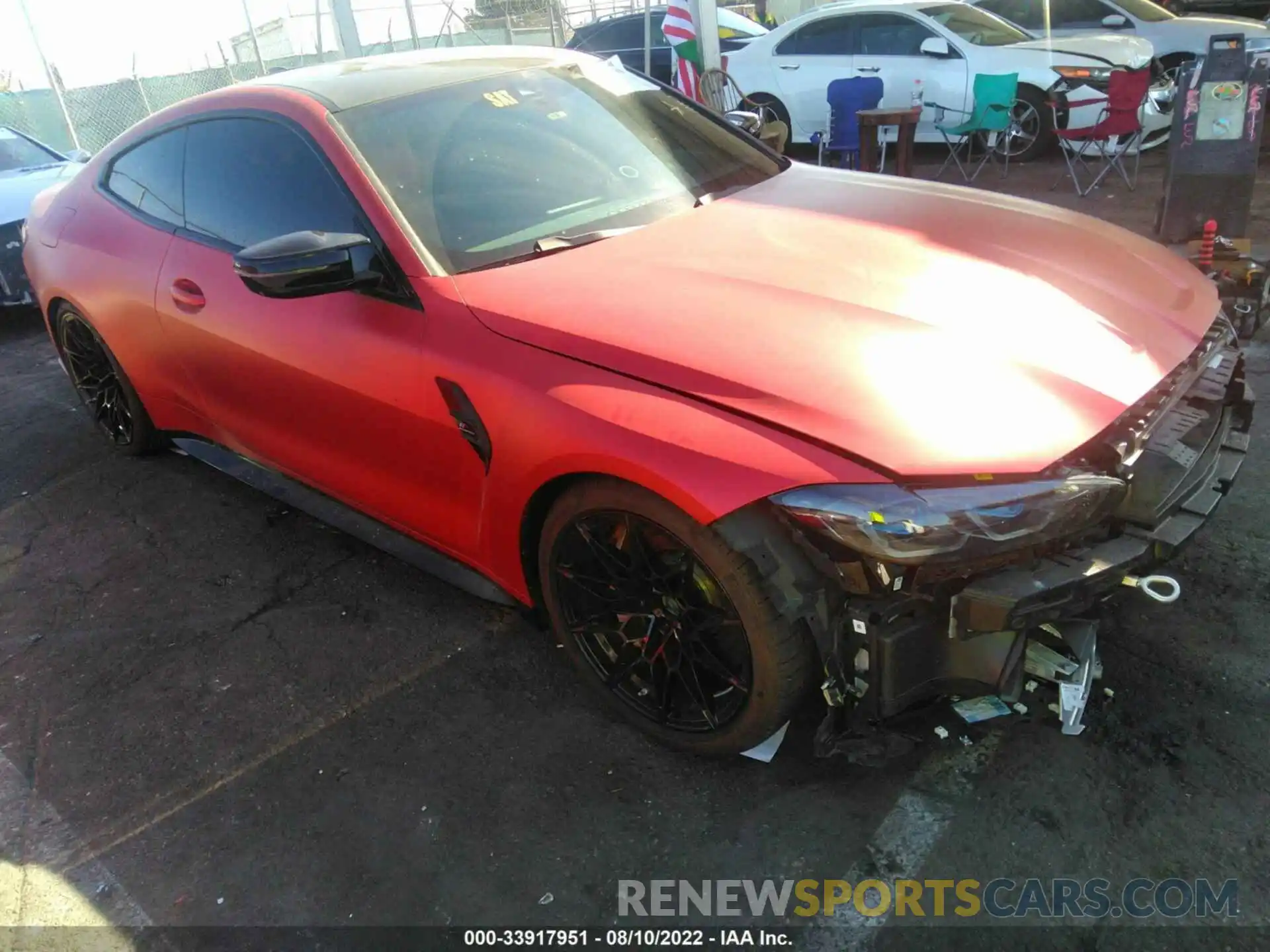 1 Photograph of a damaged car WBS33AZ06MCH08282 BMW M4 2021