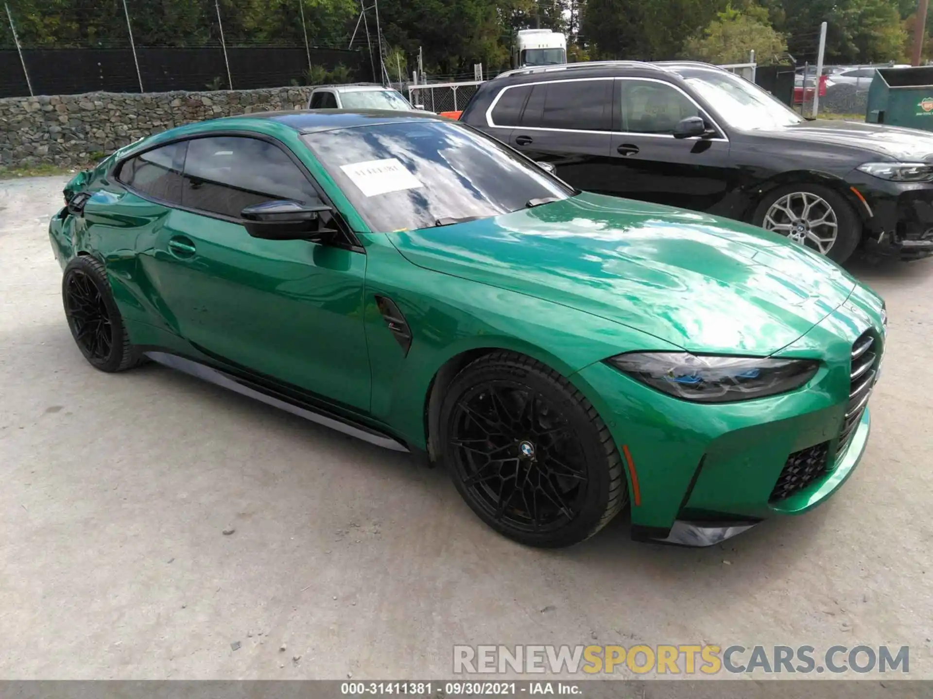 1 Photograph of a damaged car WBS33AZ07MCG44818 BMW M4 2021