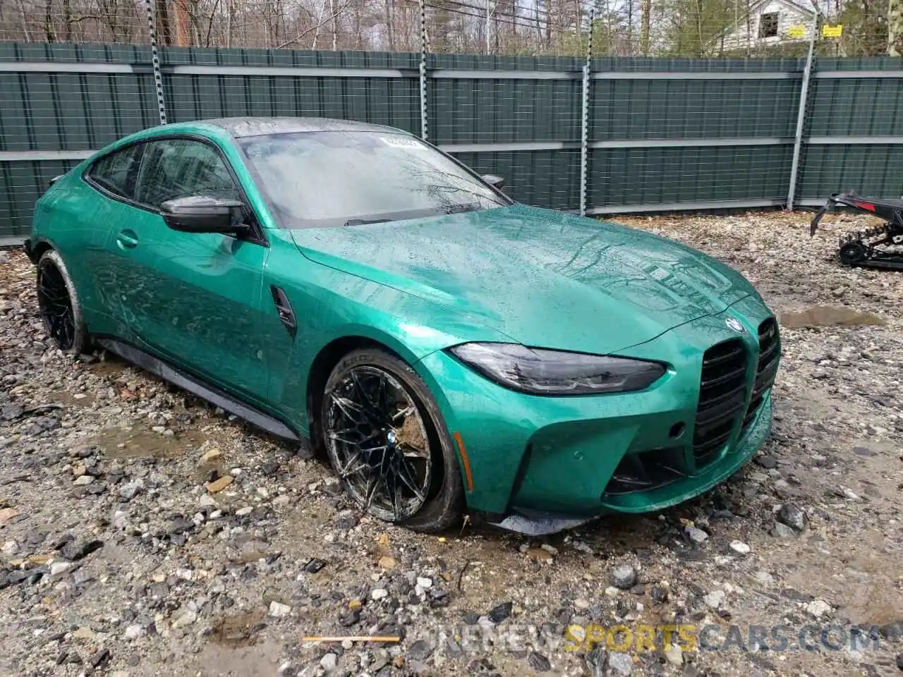 1 Фотография поврежденного автомобиля WBS33AZ07MCH50086 BMW M4 2021