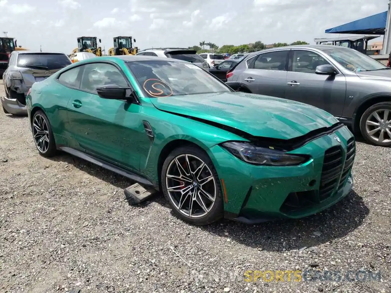 1 Photograph of a damaged car WBS33AZ0XMCG78901 BMW M4 2021