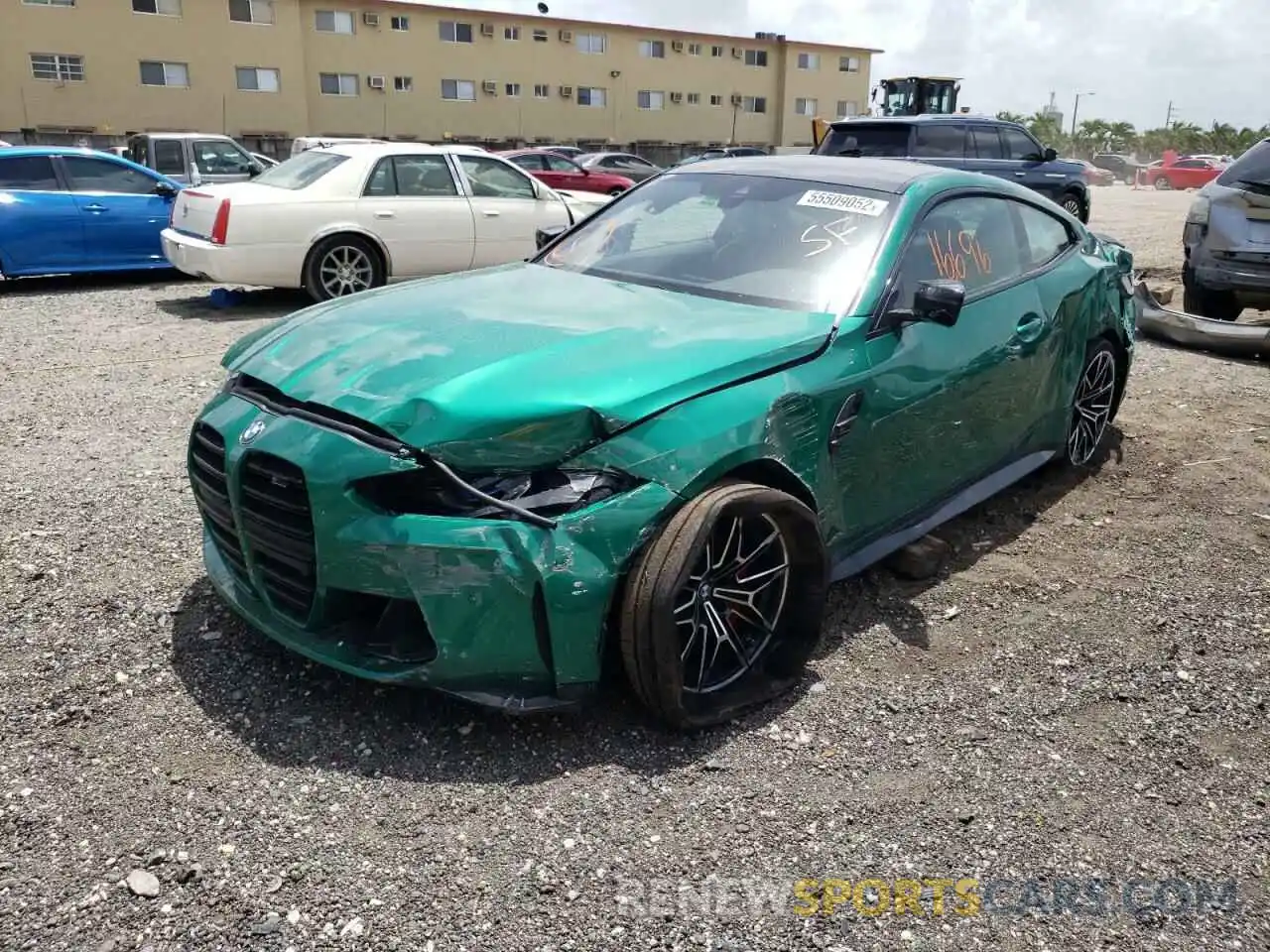 2 Photograph of a damaged car WBS33AZ0XMCG78901 BMW M4 2021