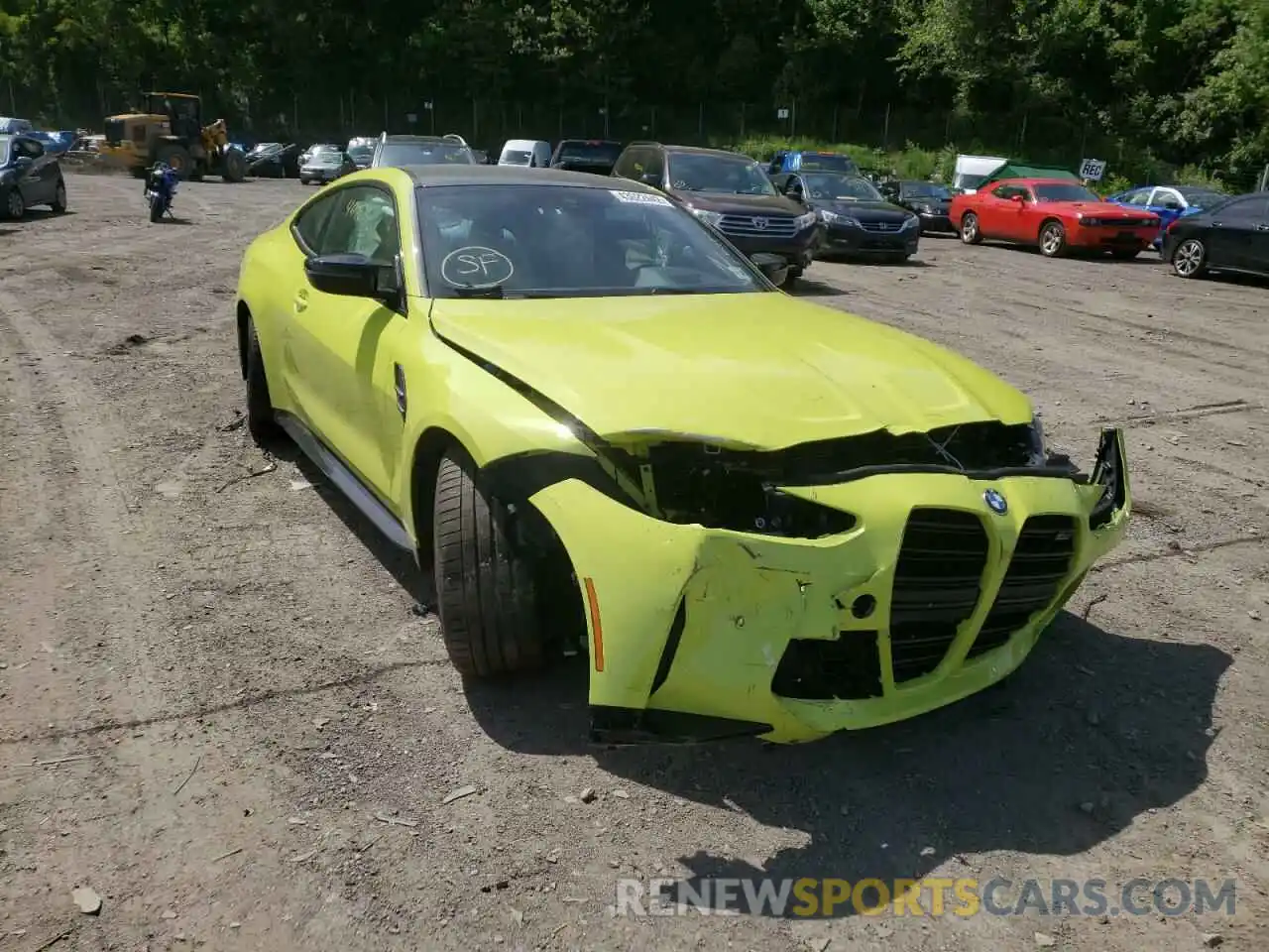 1 Photograph of a damaged car WBS33AZ0XMCH58568 BMW M4 2021