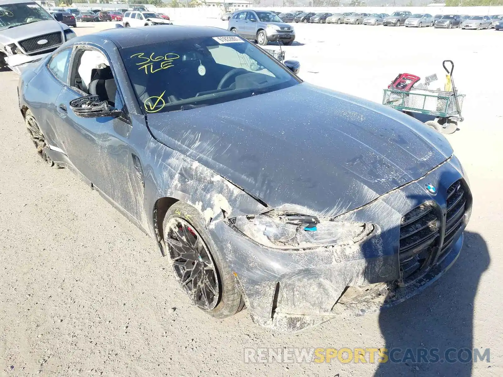 1 Photograph of a damaged car WBS53AZ02MCG68467 BMW M4 2021