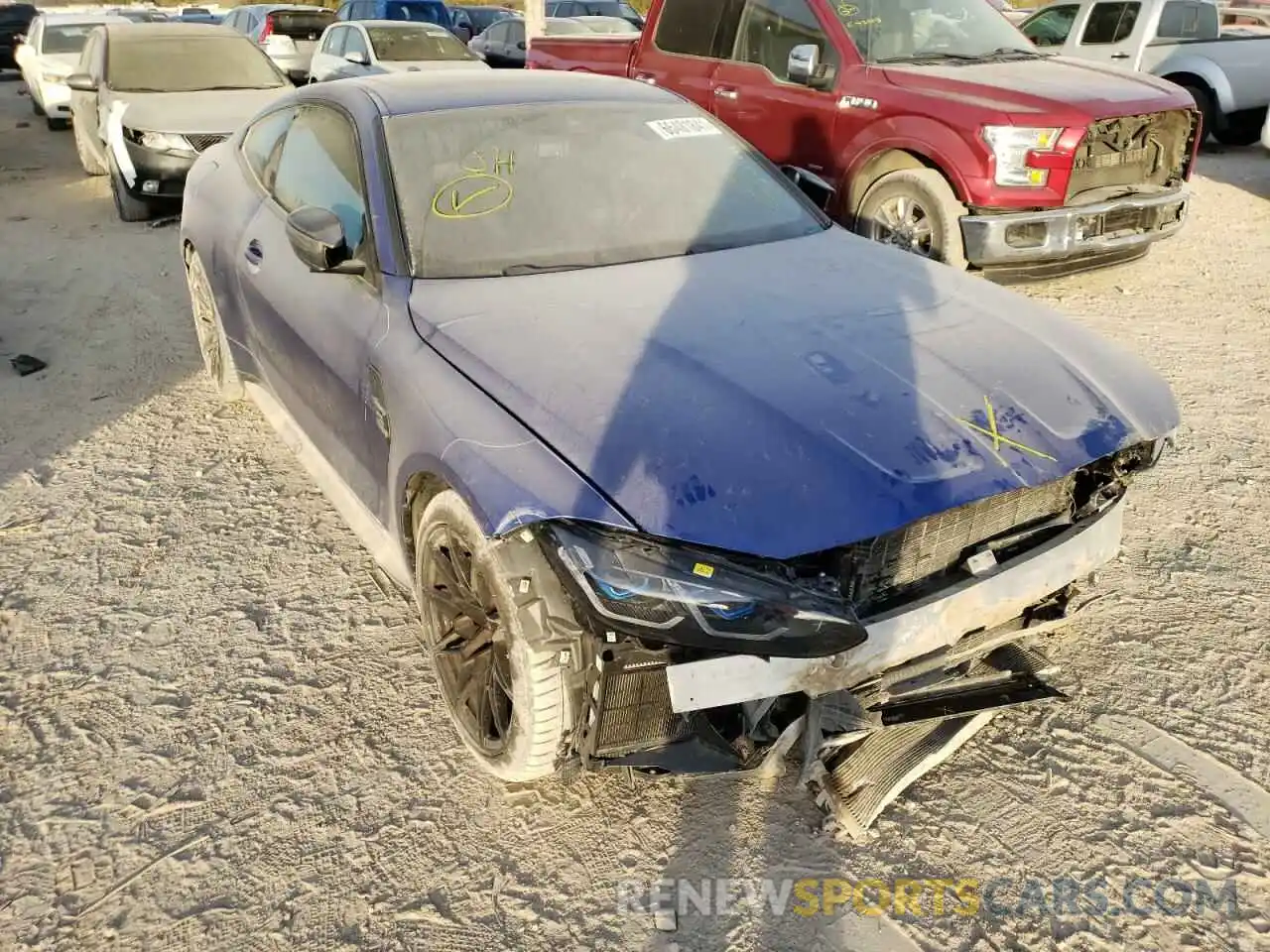 1 Photograph of a damaged car WBS53AZ07MCG76659 BMW M4 2021