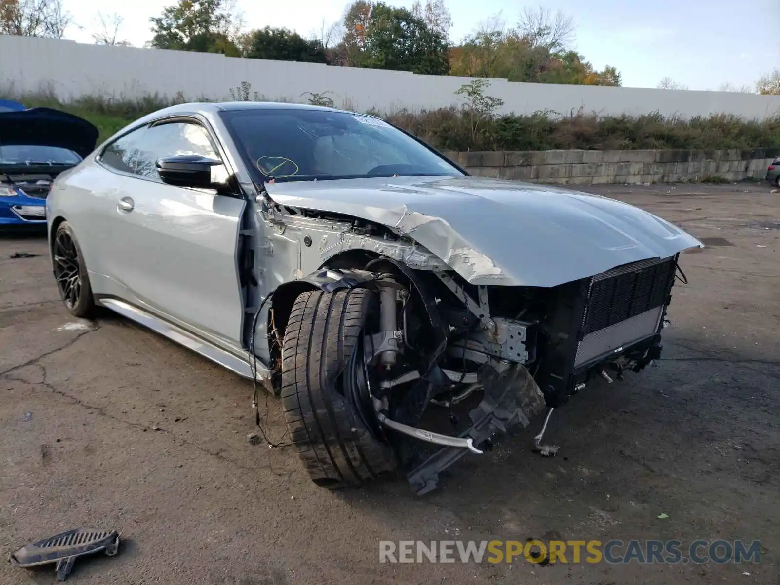 1 Photograph of a damaged car WBS53AZ09MCG74802 BMW M4 2021